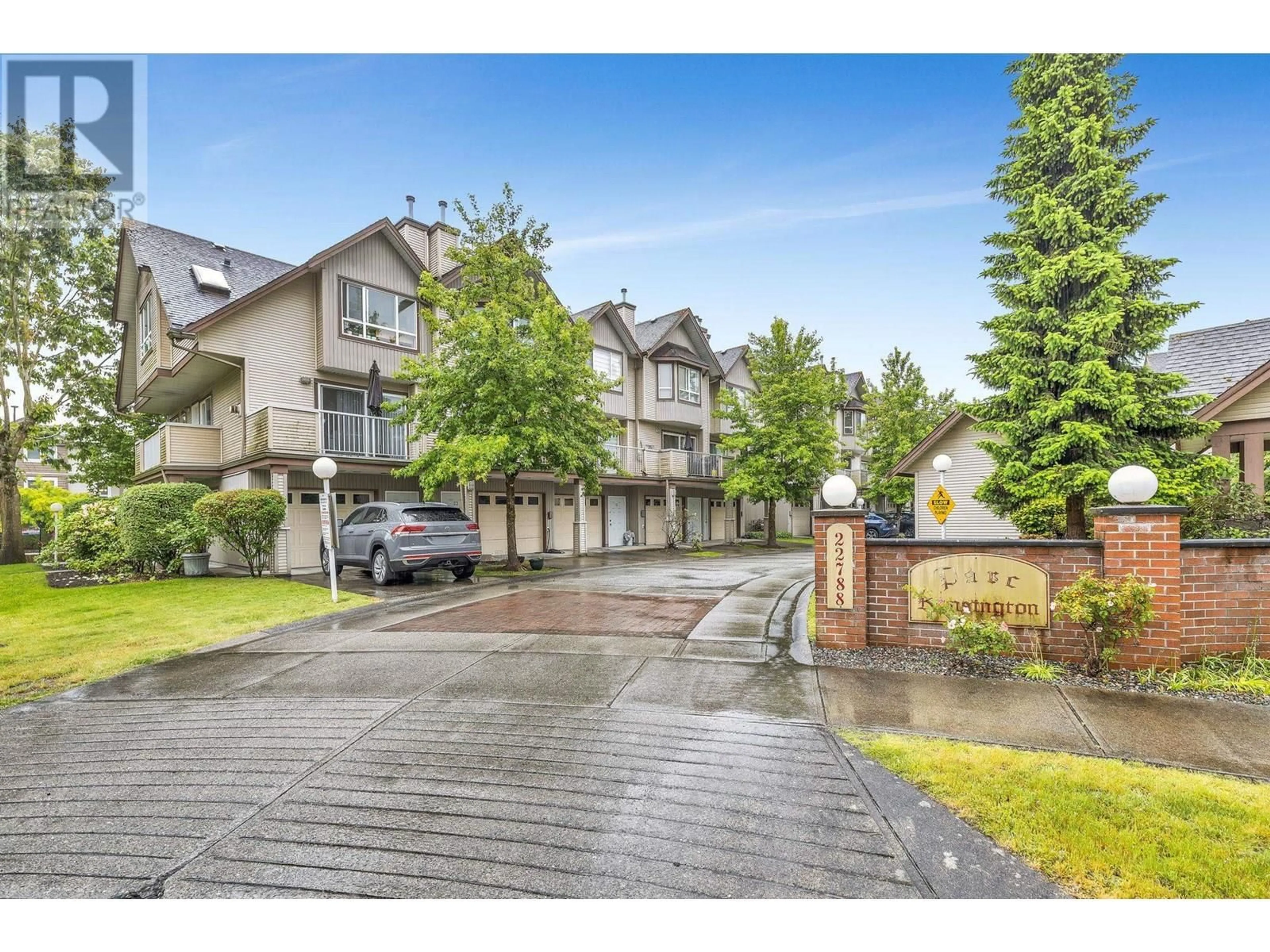 A pic from outside/outdoor area/front of a property/back of a property/a pic from drone, street for 22 - 22788 NORTON COURT, Richmond British Columbia V6V2W7