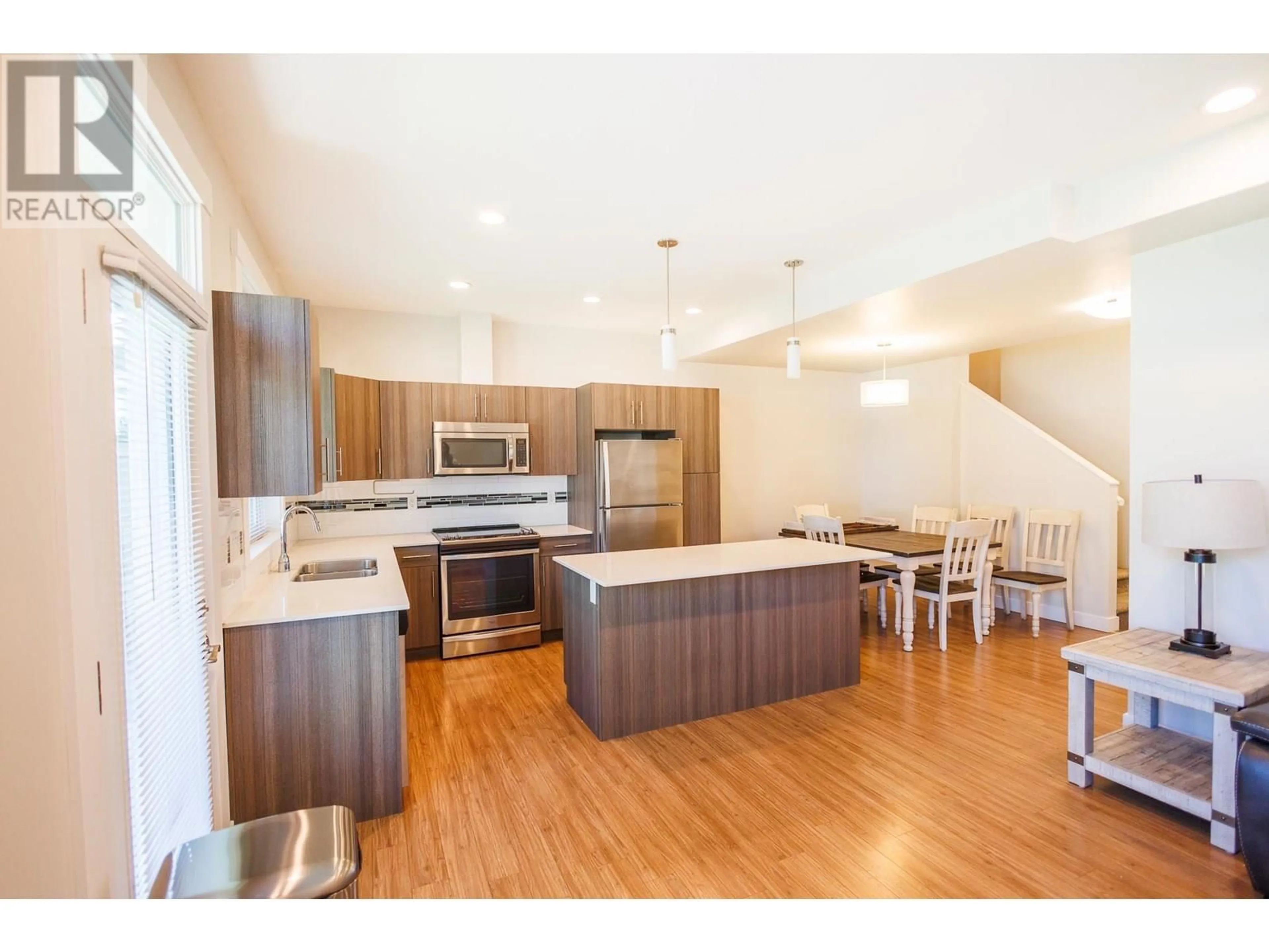 Open concept kitchen, wood/laminate floor for 26 - 3701 CORY DRIVE, Terrace British Columbia V8G0J6