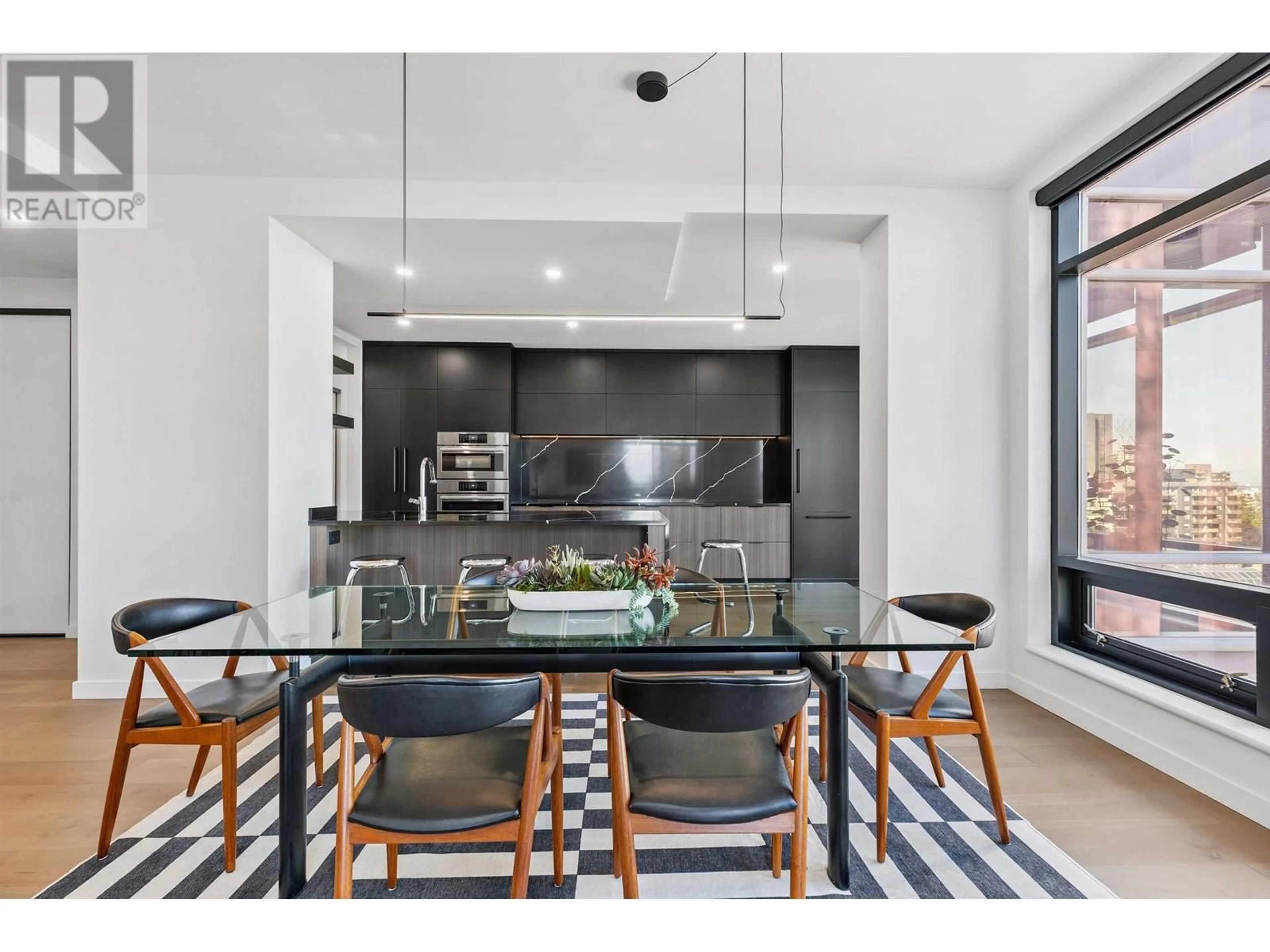 Contemporary kitchen, ceramic/tile floor for 8C - 1500 ALBERNI STREET, Vancouver British Columbia V6G3C9