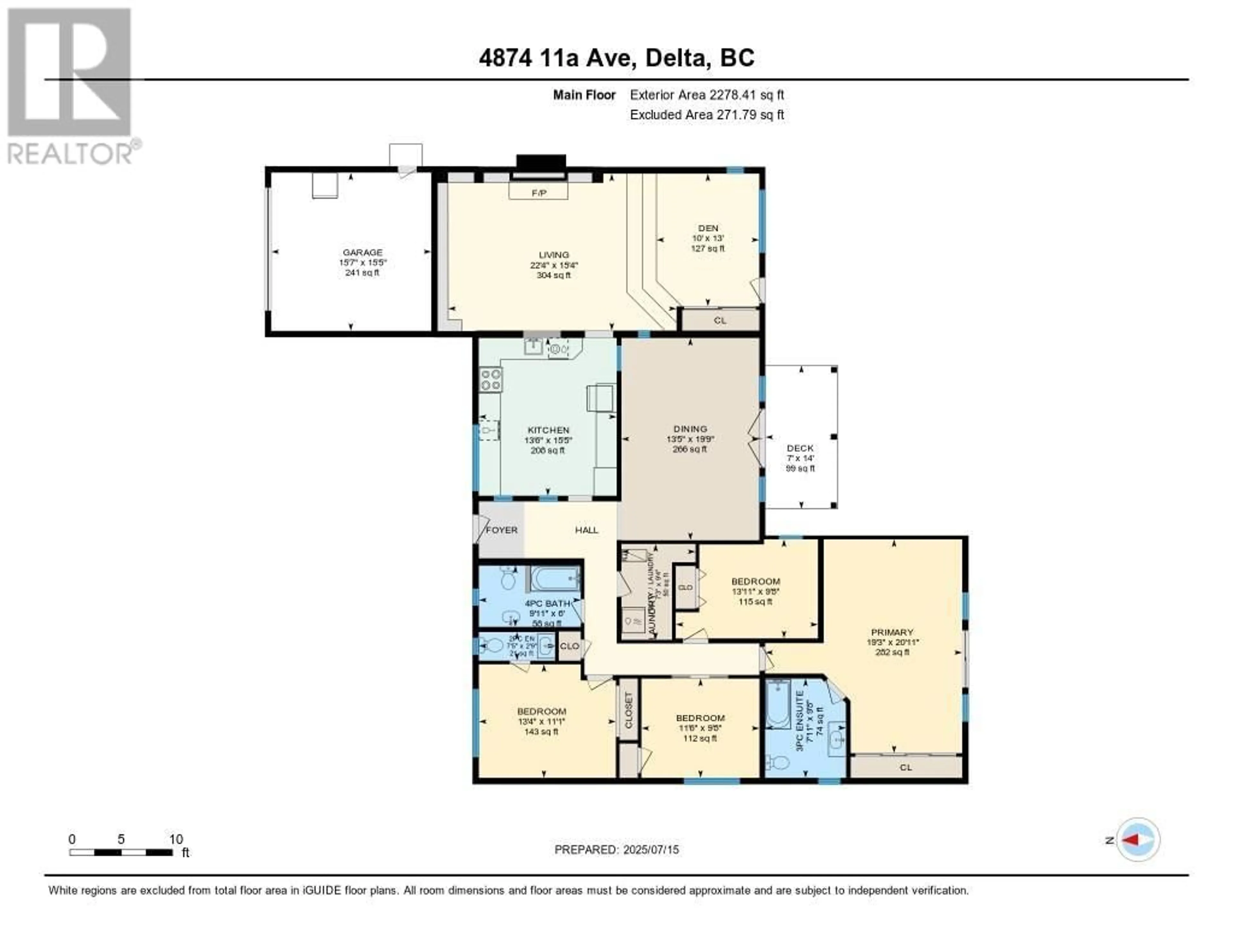 Floor plan for 4874 11A AVENUE, Delta British Columbia V4M1Z4