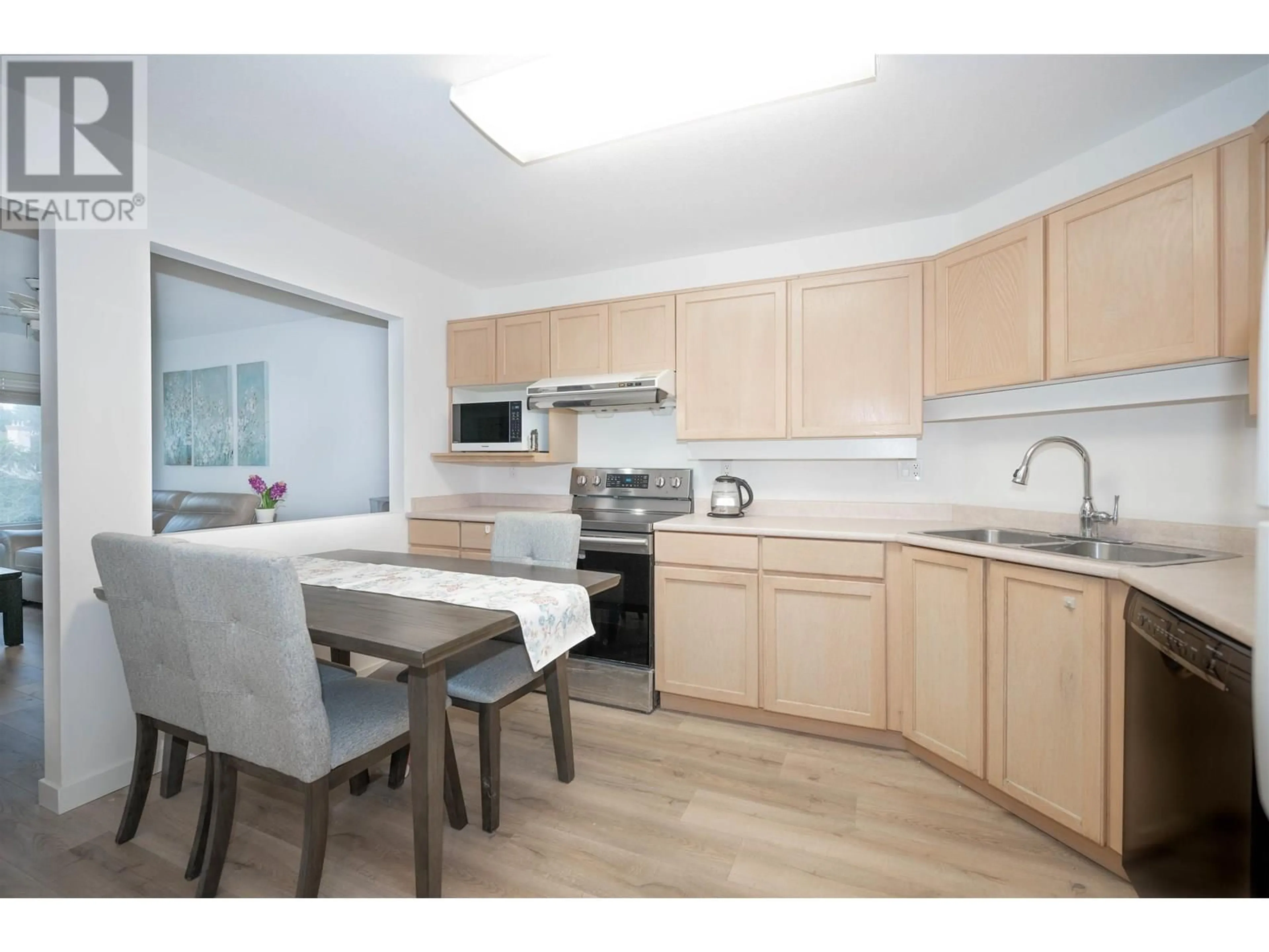 Standard kitchen, wood/laminate floor for 301 - 7480 GILBERT ROAD, Richmond British Columbia V7C3W2