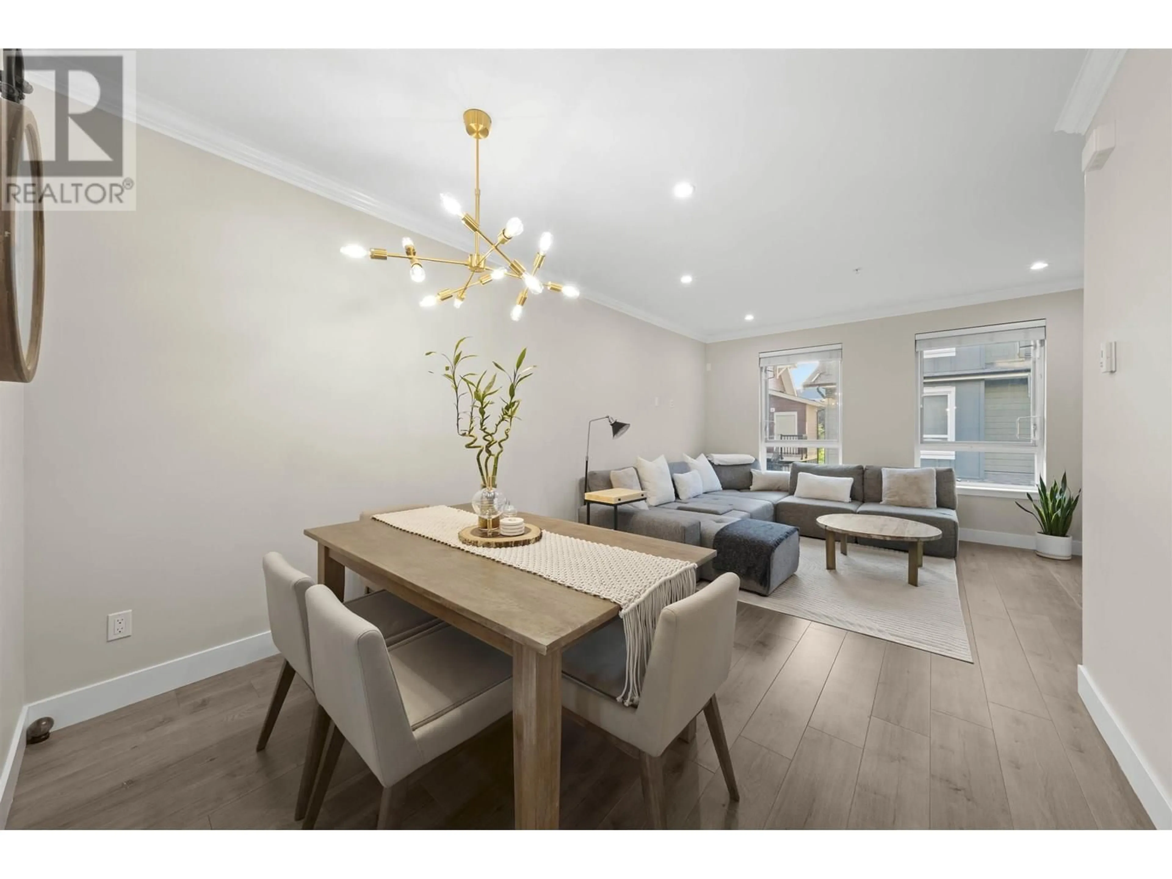 Dining room, wood/laminate floor for 58 - 430 DUNCAN STREET, New Westminster British Columbia V3M0M2