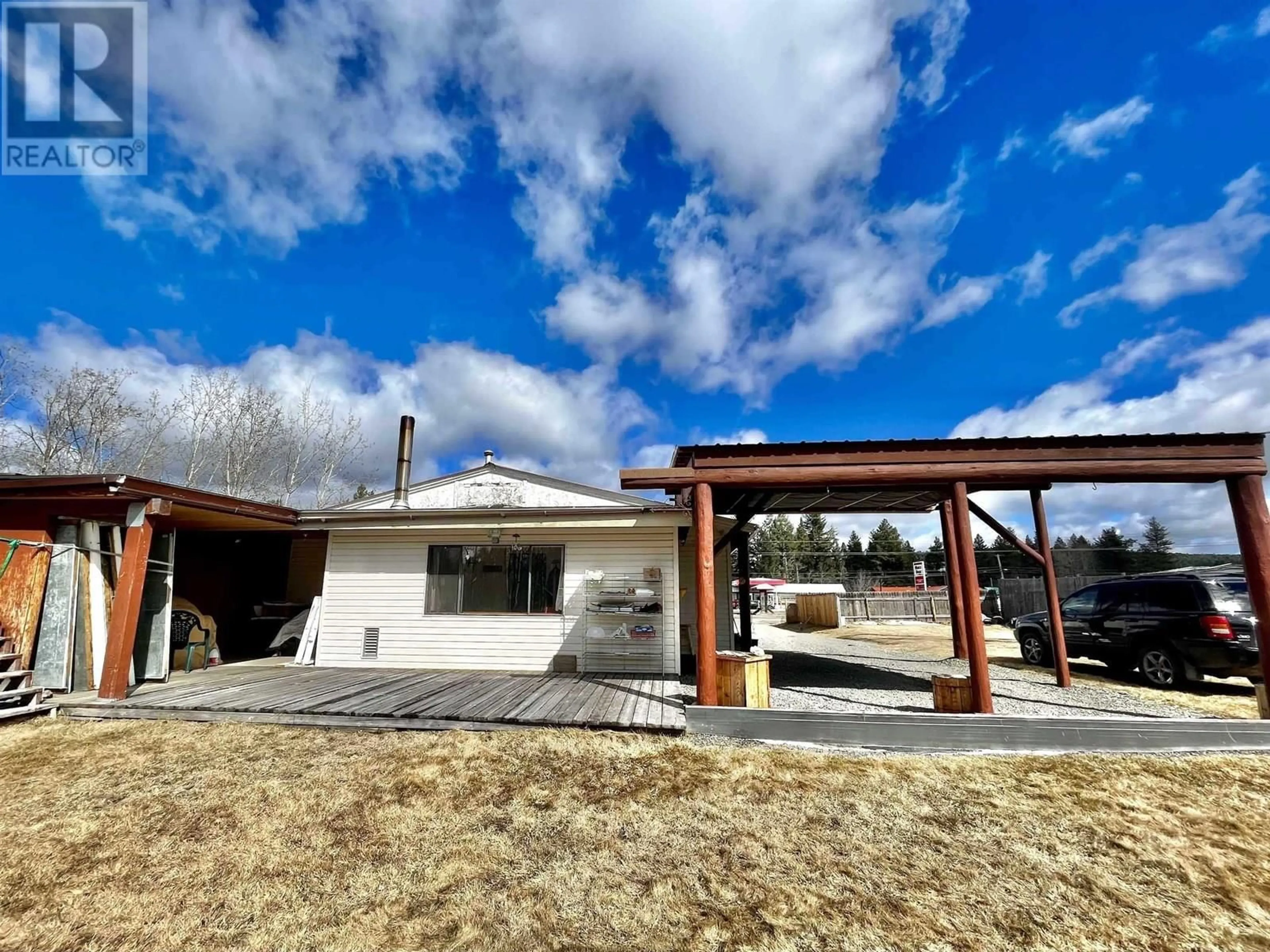 A pic from outside/outdoor area/front of a property/back of a property/a pic from drone, unknown for 3988 CARIBOO 97 HIGHWAY, Lac La Hache British Columbia V0K1T0