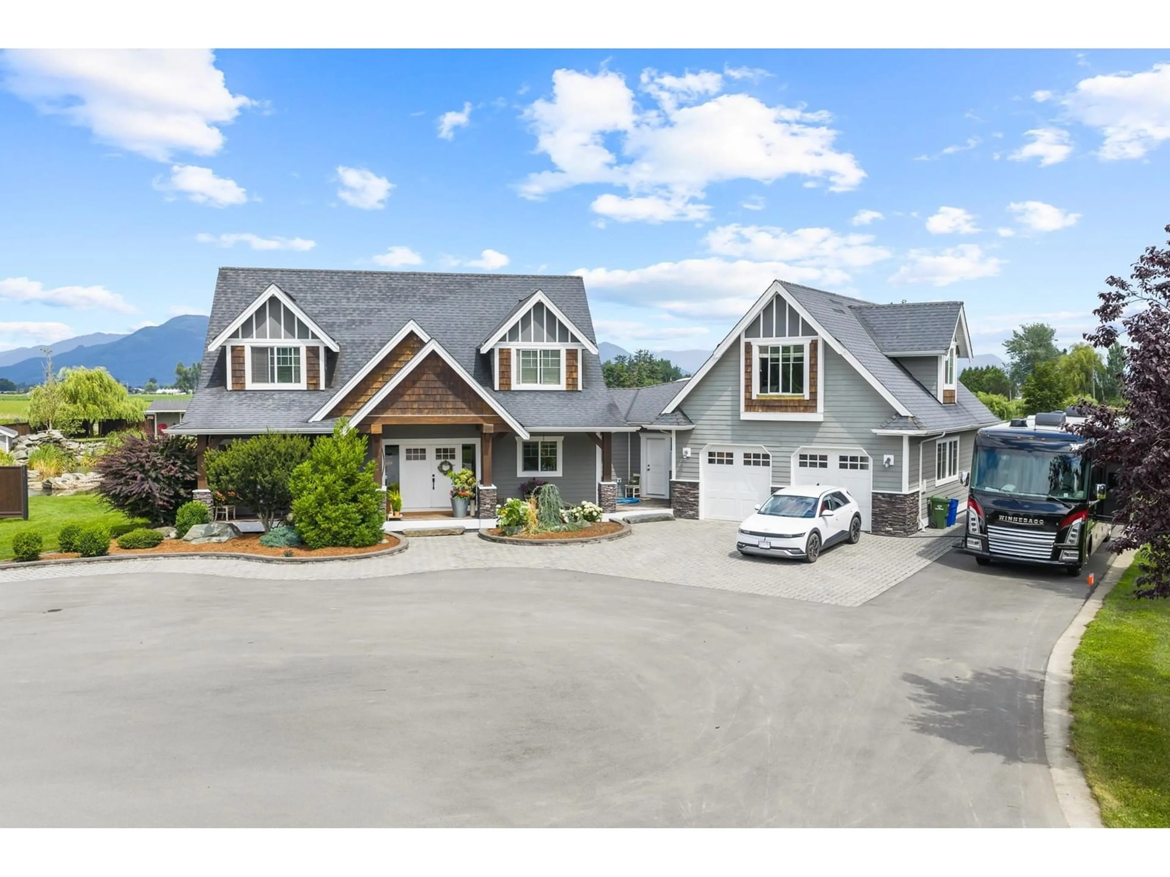 A pic from outside/outdoor area/front of a property/back of a property/a pic from drone, street for 49517 PRAIRIE CENTRAL ROAD, Chilliwack British Columbia V2P6H3