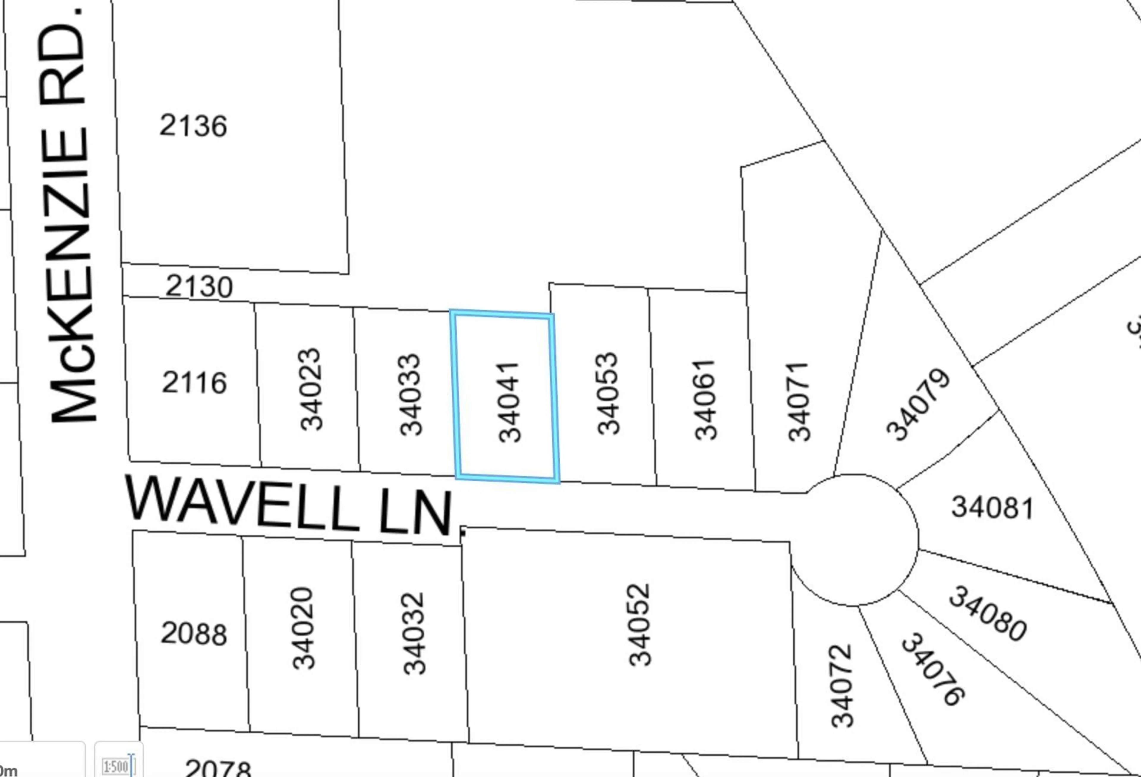 Picture of a map for 34041 WAVELL, Abbotsford British Columbia V2S1R4
