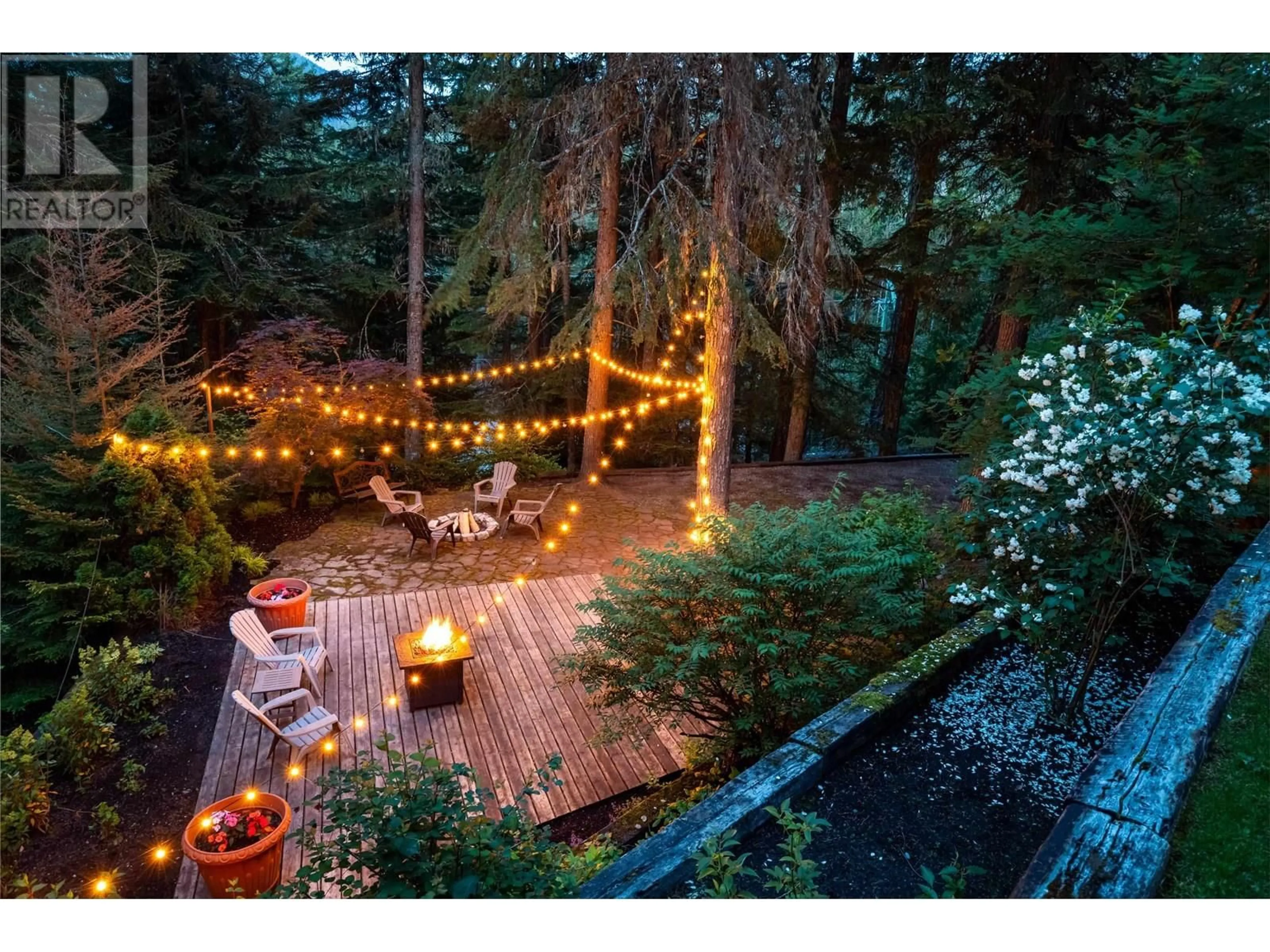 Patio, forest/trees view for 9167 EMERALD DRIVE, Whistler British Columbia V8E0G5