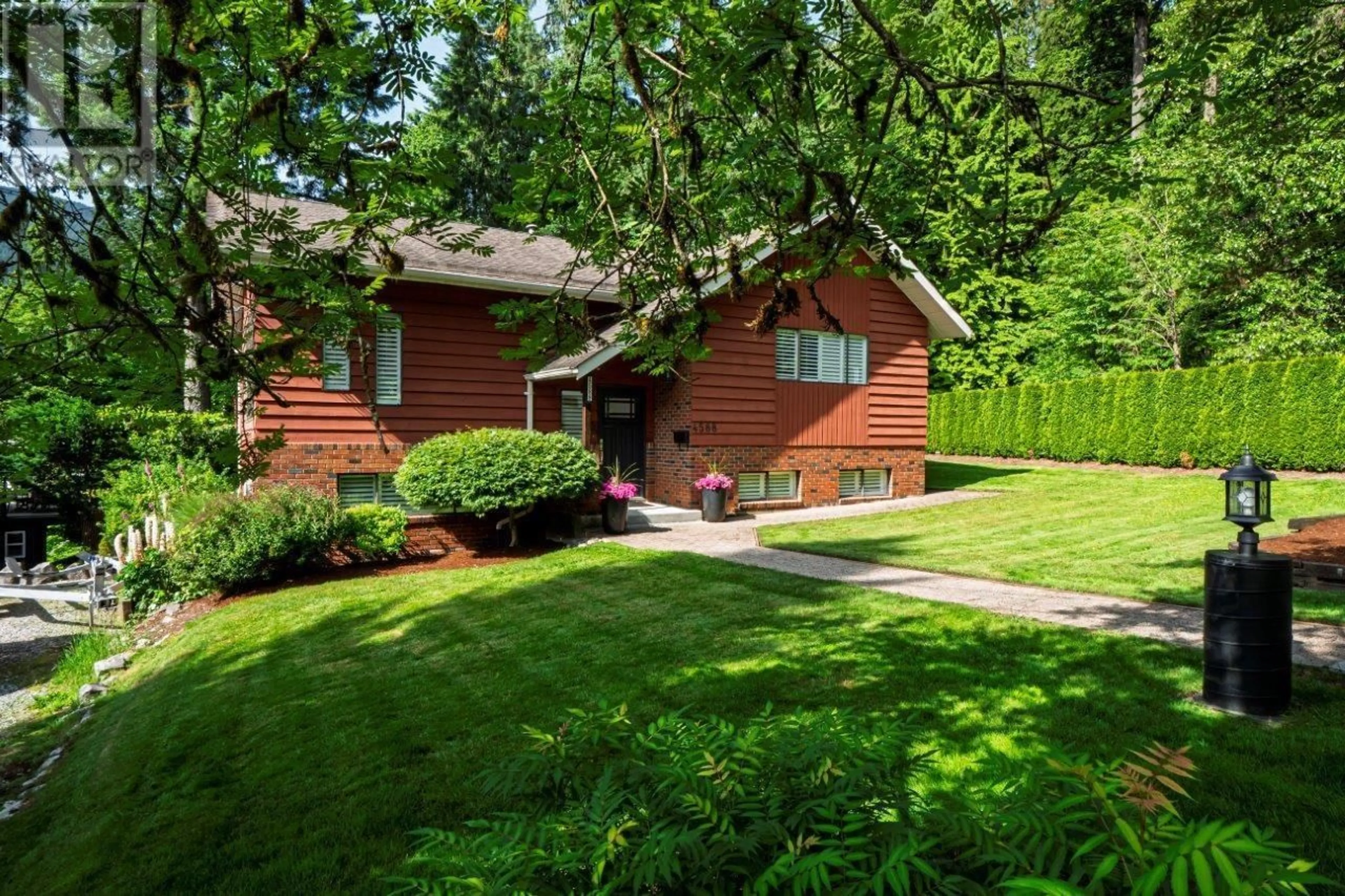 Home with brick exterior material, street for 4588 CLIFFMONT ROAD, North Vancouver British Columbia V7G1J9