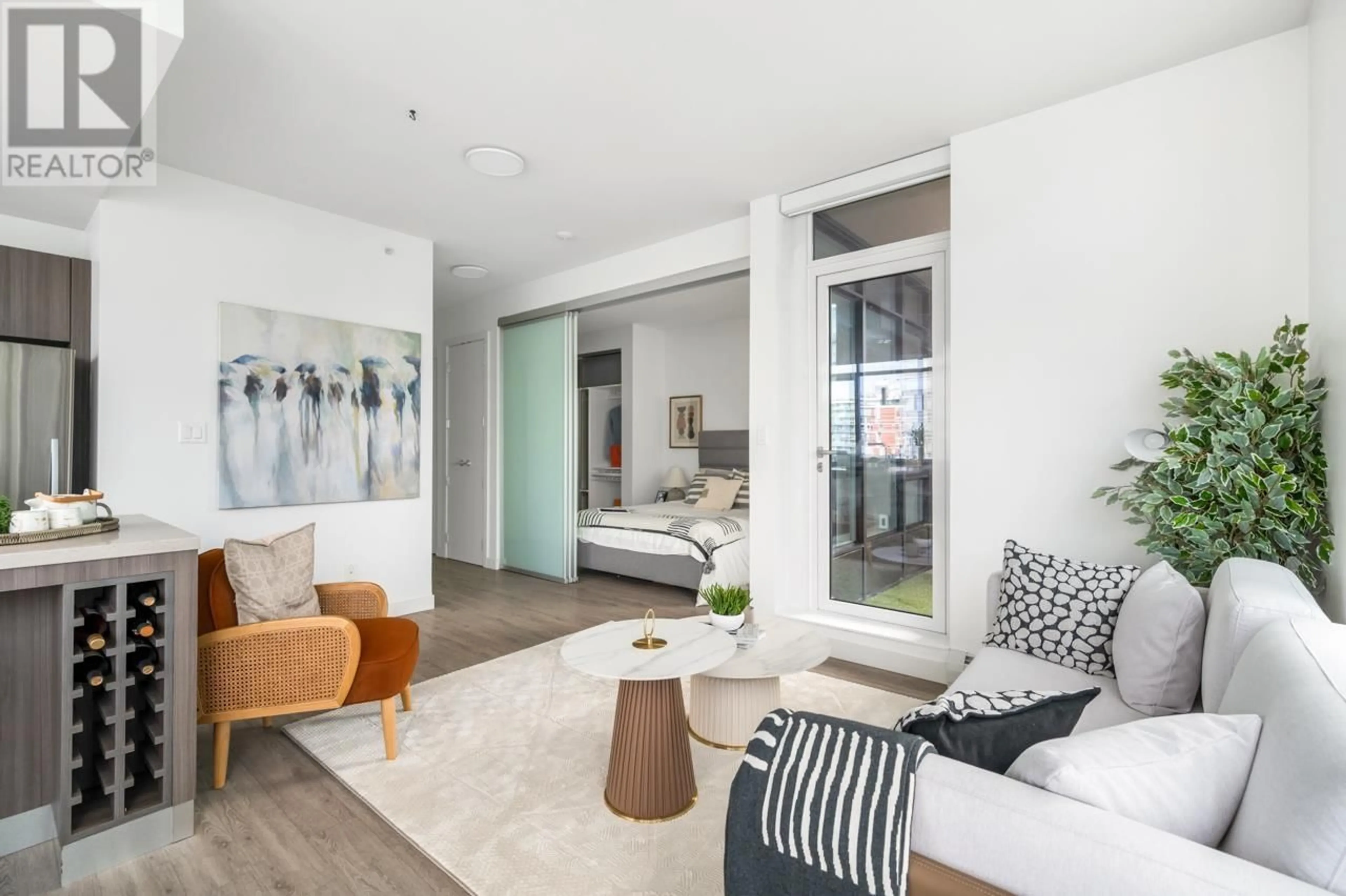Living room with furniture, unknown for 706 - 1788 ONTARIO STREET, Vancouver British Columbia V5T0G3