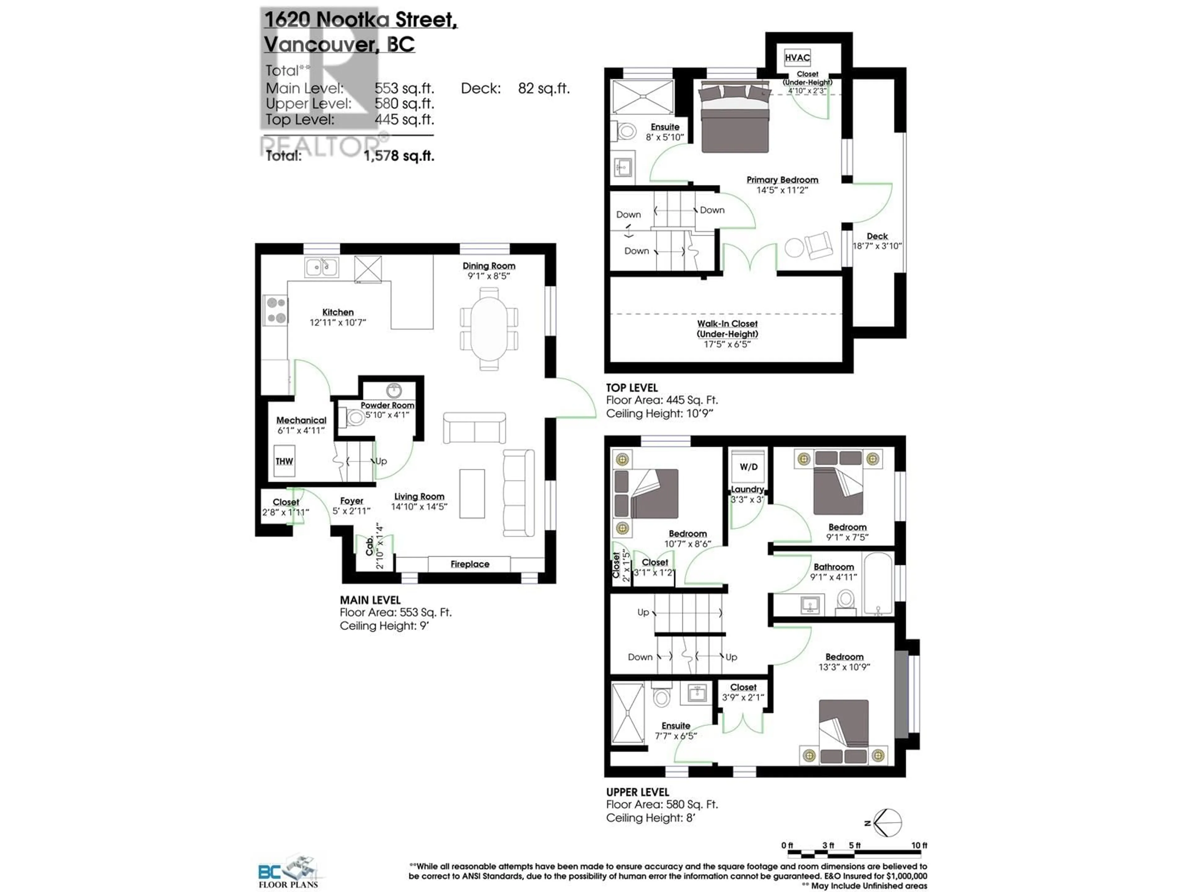 Floor plan for 1620 NOOTKA STREET, Vancouver British Columbia V5K0B7