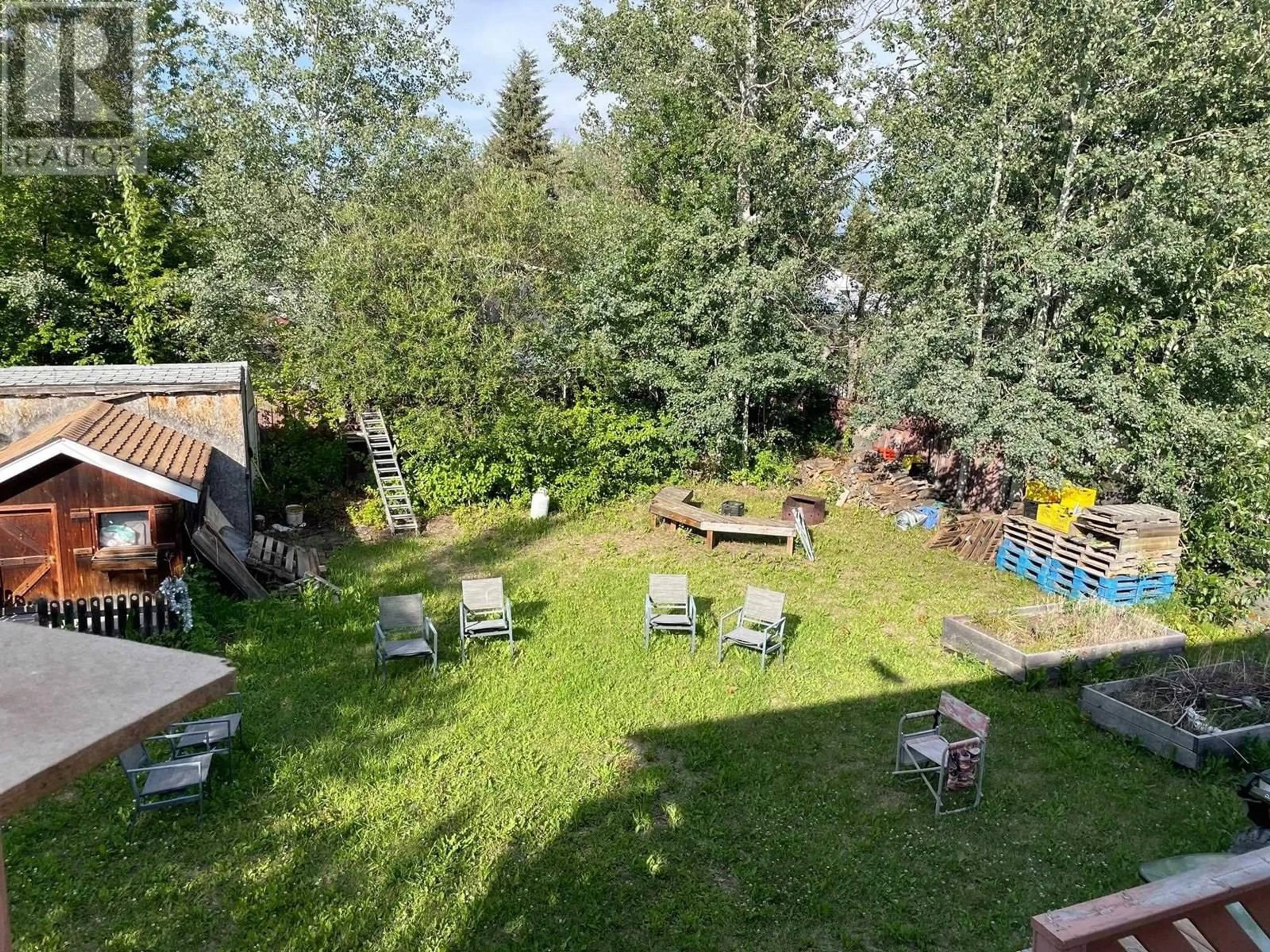 Patio, forest/trees view for 4620 BOUNDARY ROAD, Fort Nelson British Columbia V0C1R0