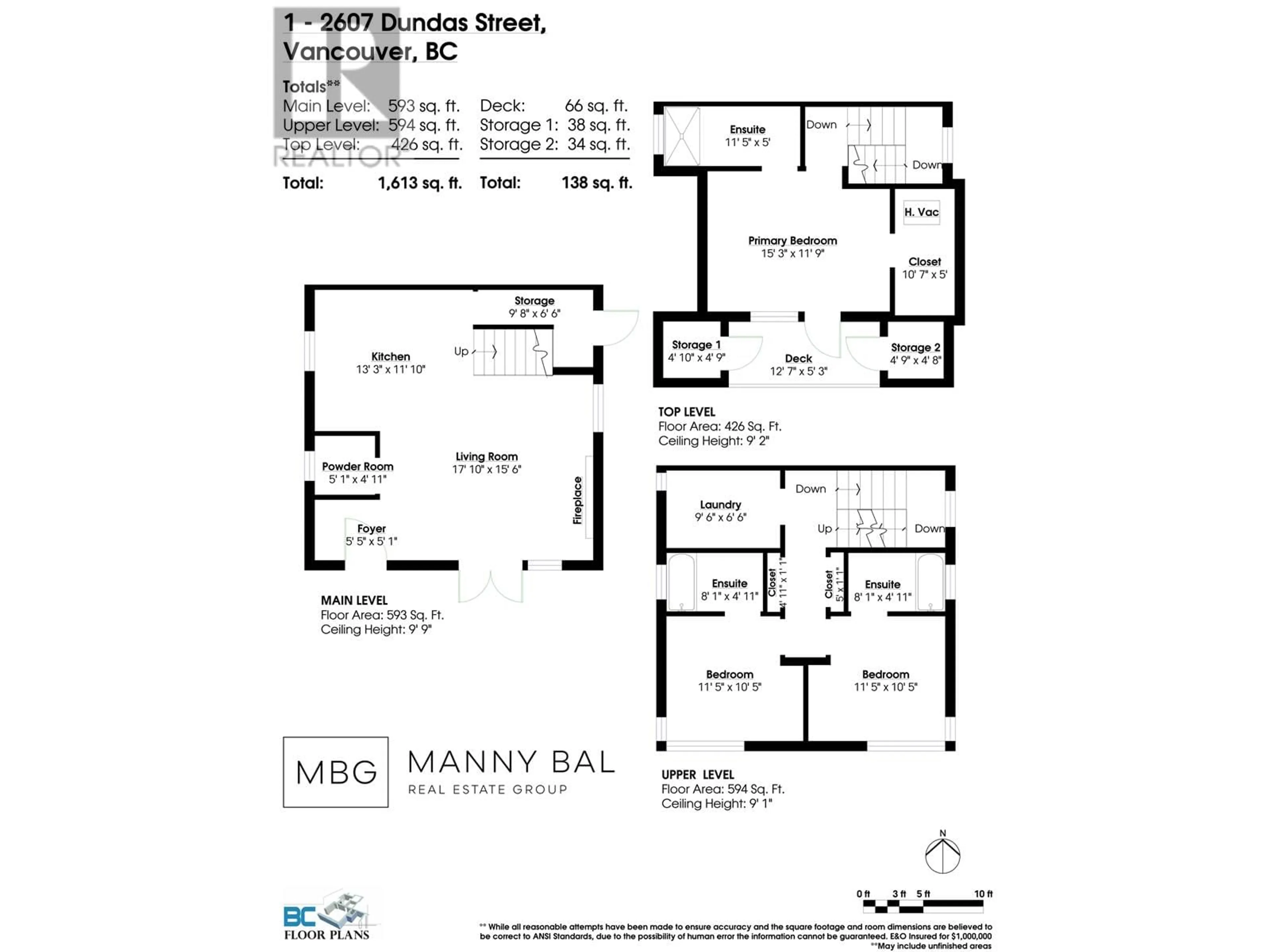 Floor plan for 1 - 2607 DUNDAS STREET, Vancouver British Columbia V5K1R1