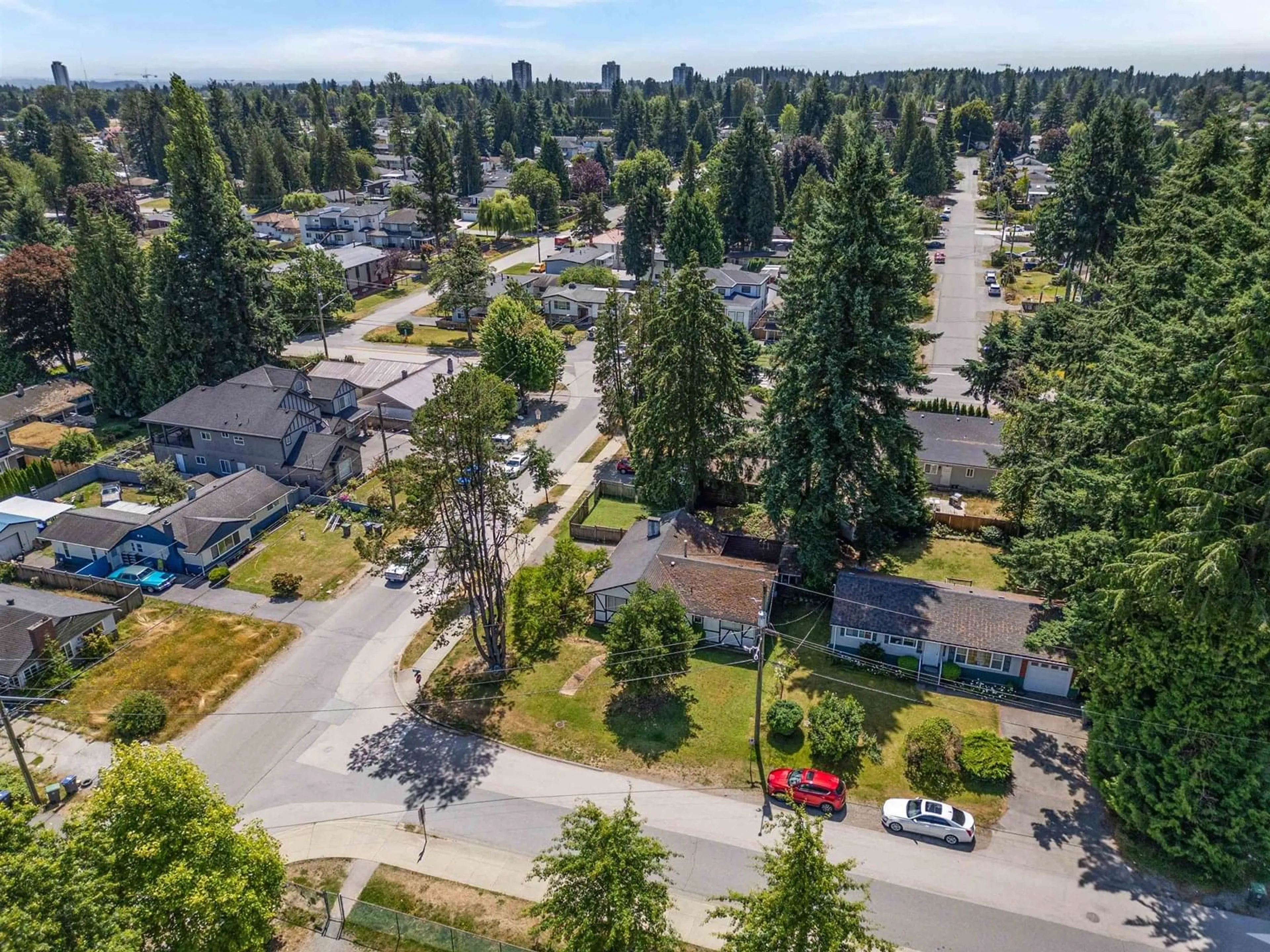 A pic from outside/outdoor area/front of a property/back of a property/a pic from drone, street for 14588 110A, Surrey British Columbia V3R2B5