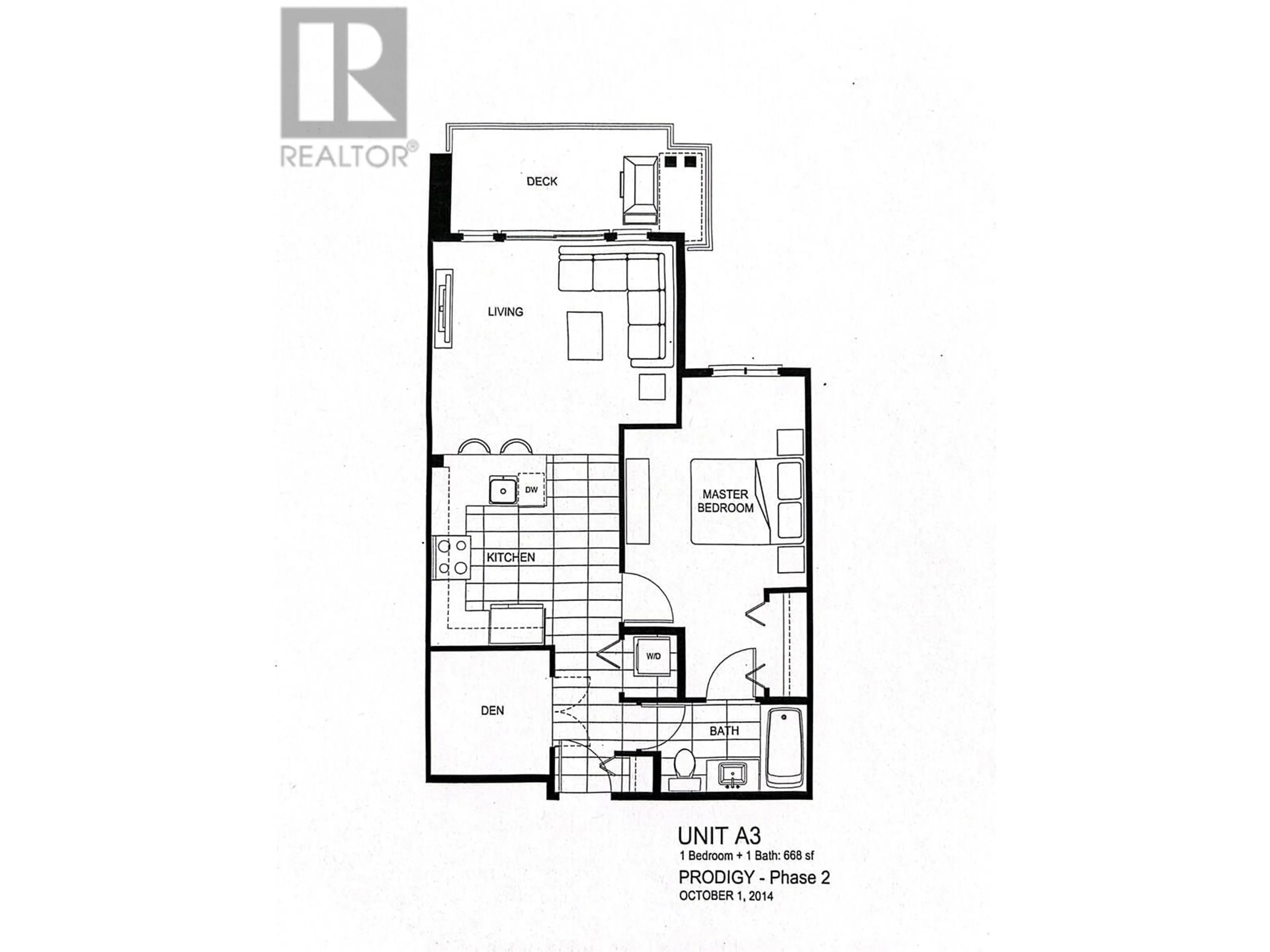 Floor plan for 311 - 6033 GRAY AVENUE, Vancouver British Columbia V6S0G3
