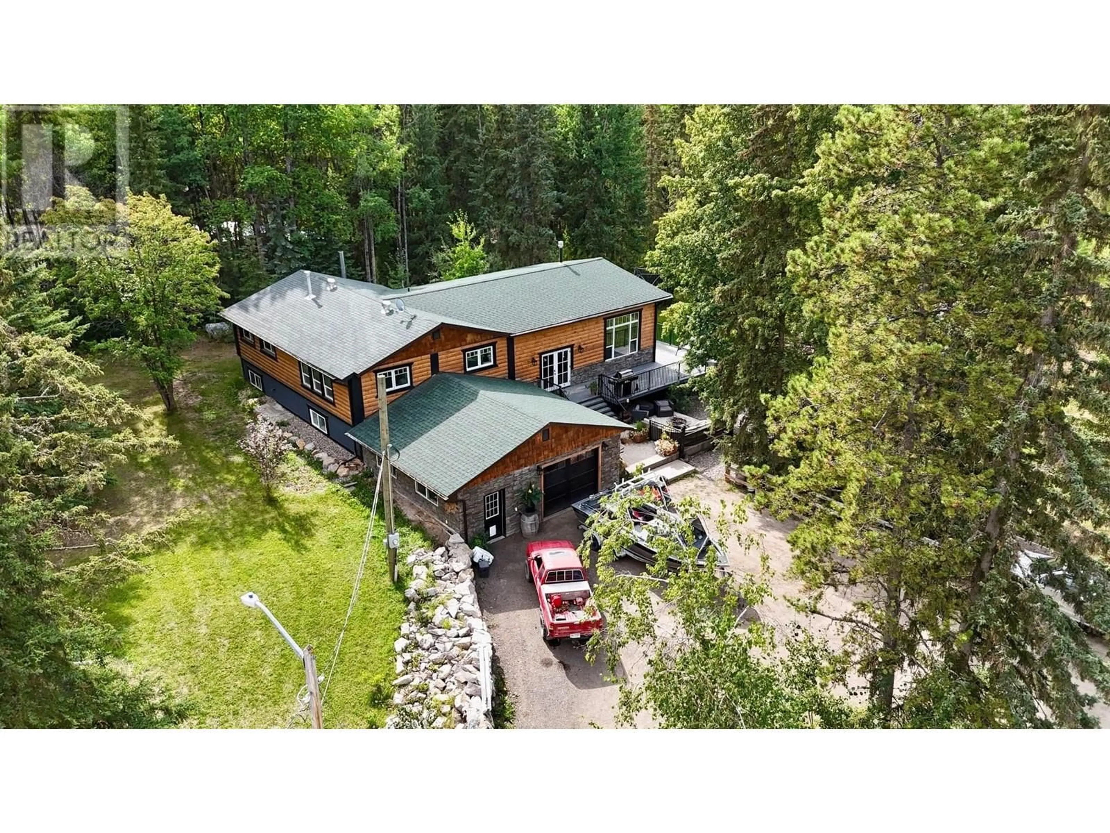 A pic from outside/outdoor area/front of a property/back of a property/a pic from drone, unknown for 837 MCDONALD ROAD, Vanderhoof British Columbia V0J3A1