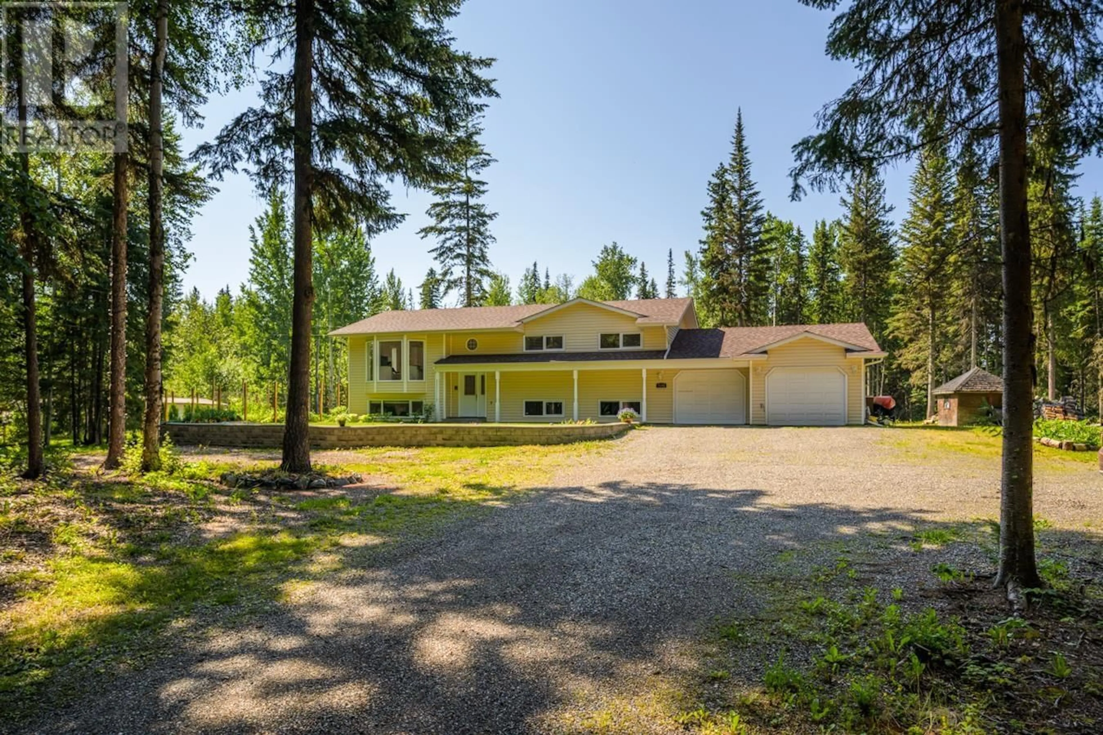 A pic from outside/outdoor area/front of a property/back of a property/a pic from drone, unknown for 7135 FRENKEL ROAD, Prince George British Columbia V2N6H2