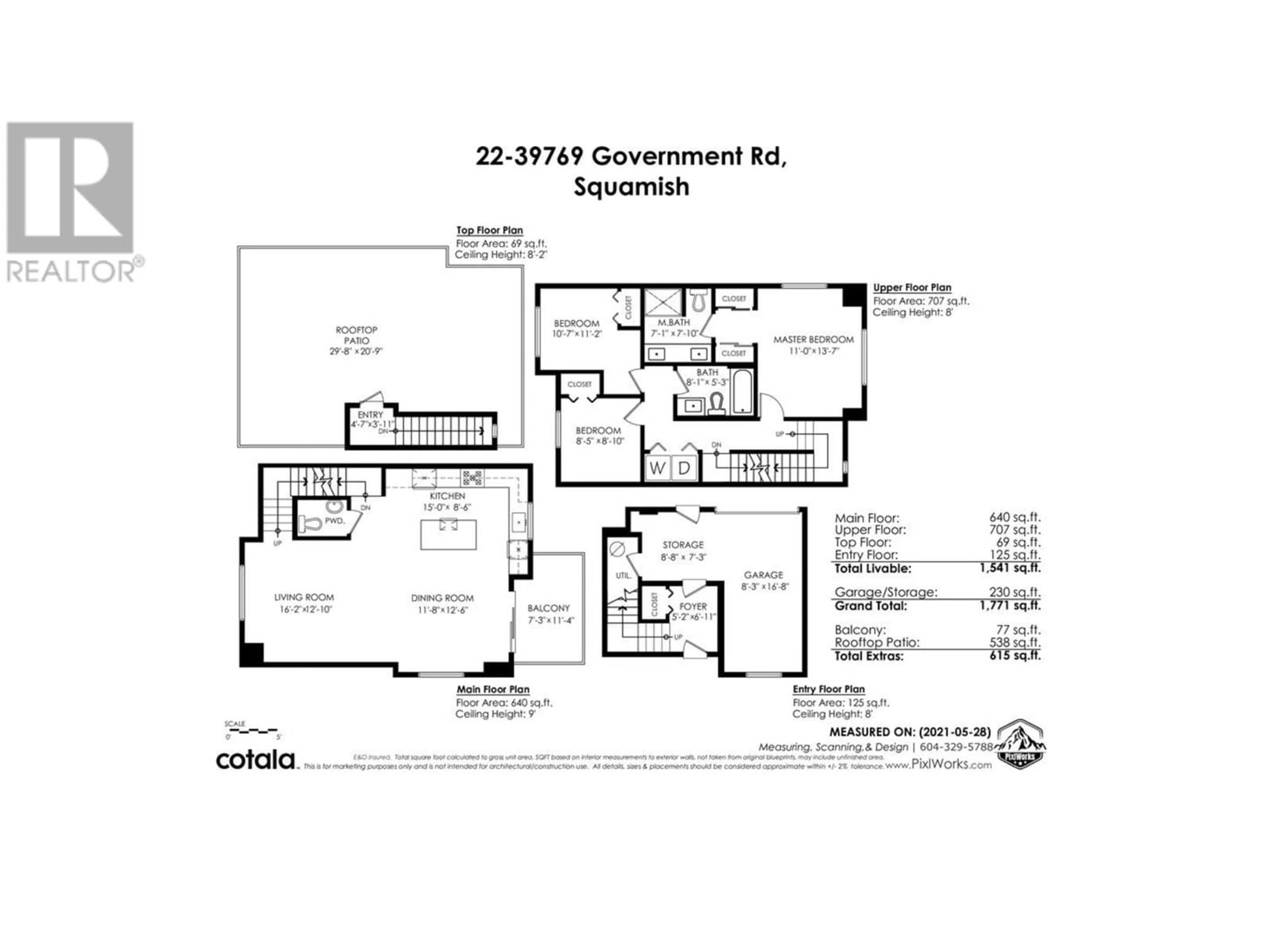 Floor plan for 22 - 39769 GOVERNMENT ROAD, Squamish British Columbia V8B0Z1