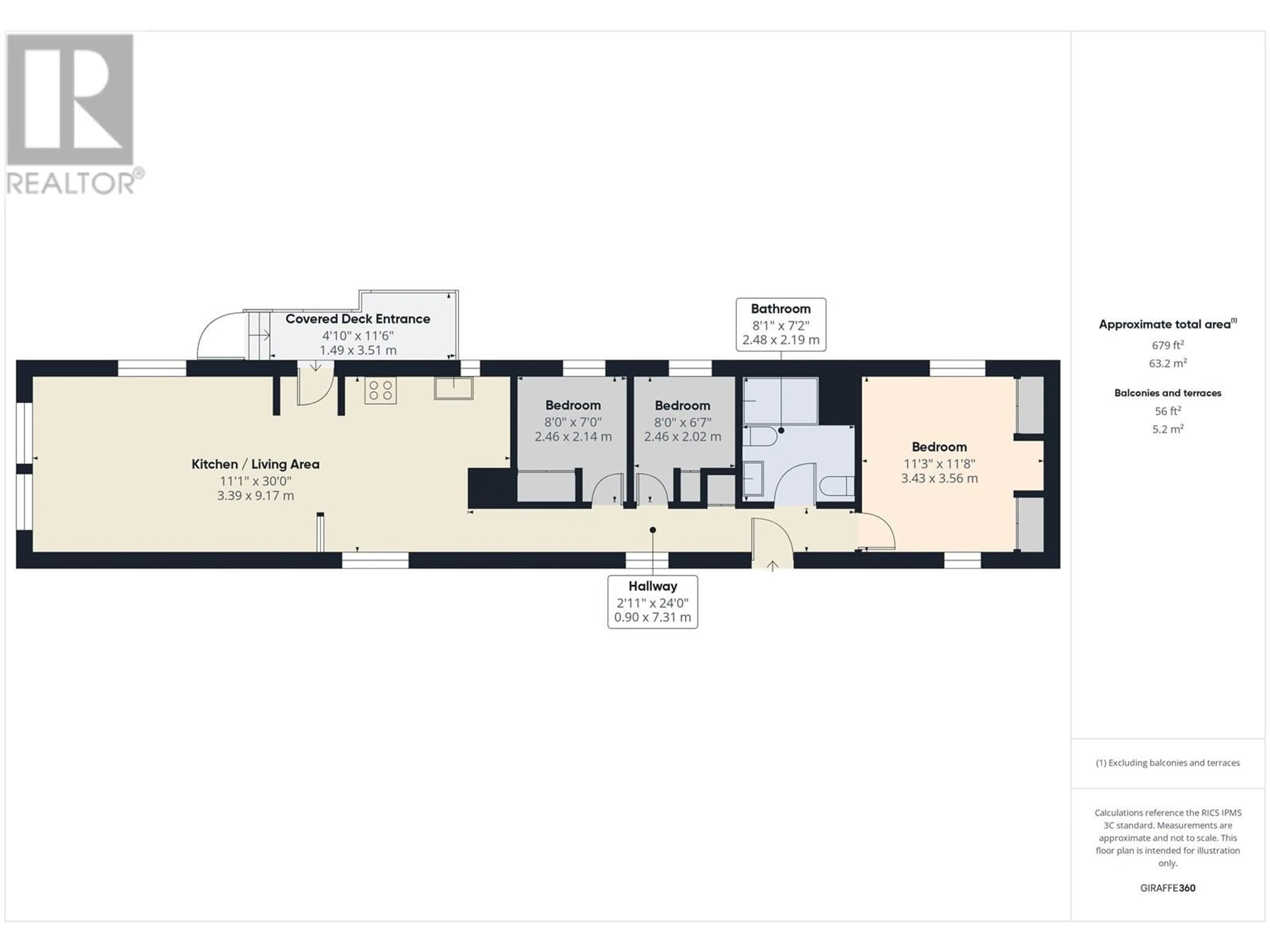 Floor plan for 5 - 3001 MACKENZIE AVENUE, Williams Lake British Columbia V2G3N9