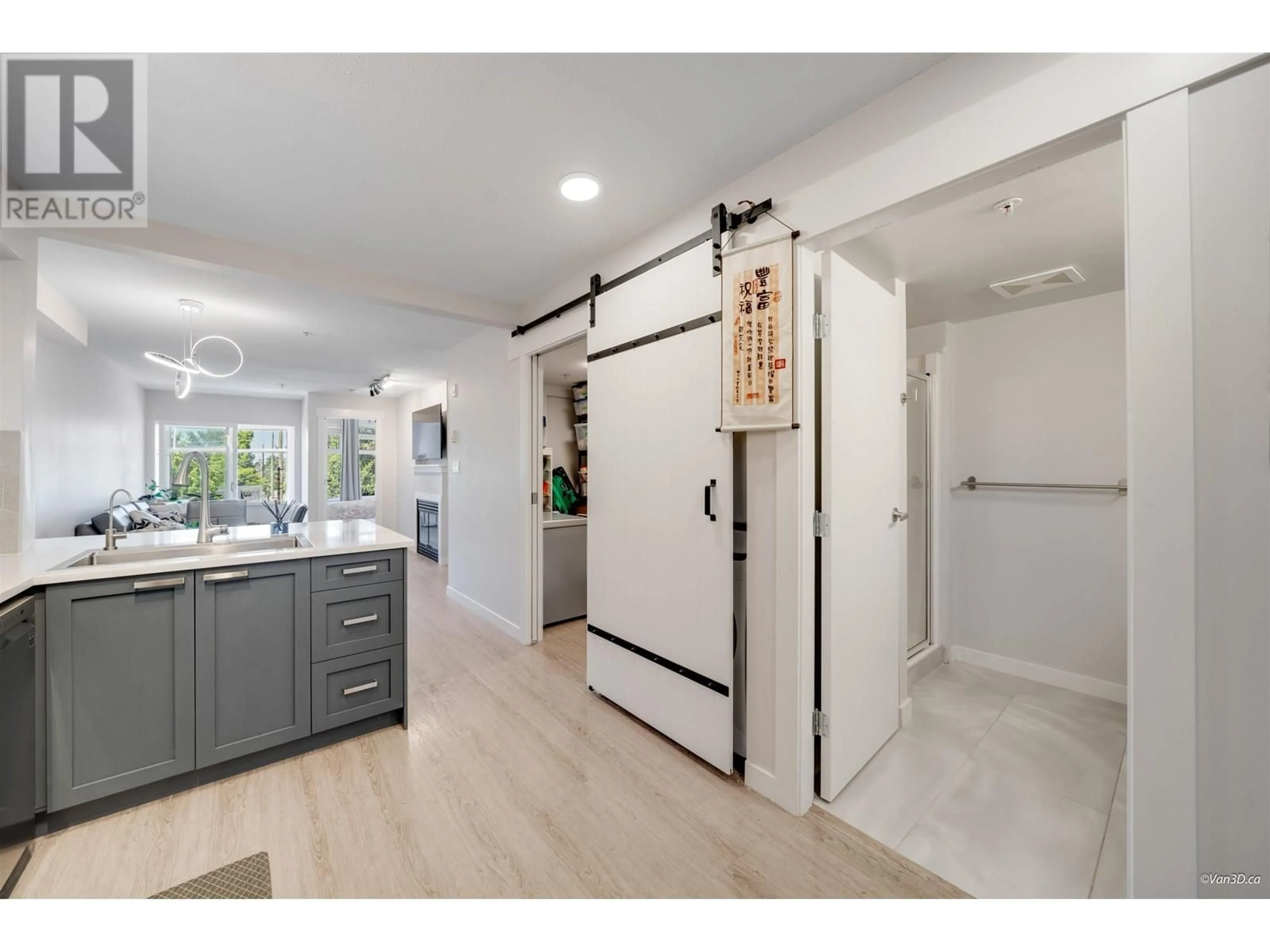 Open concept kitchen, ceramic/tile floor for 310 - 1503 65TH AVENUE, Vancouver British Columbia V6P6Y8