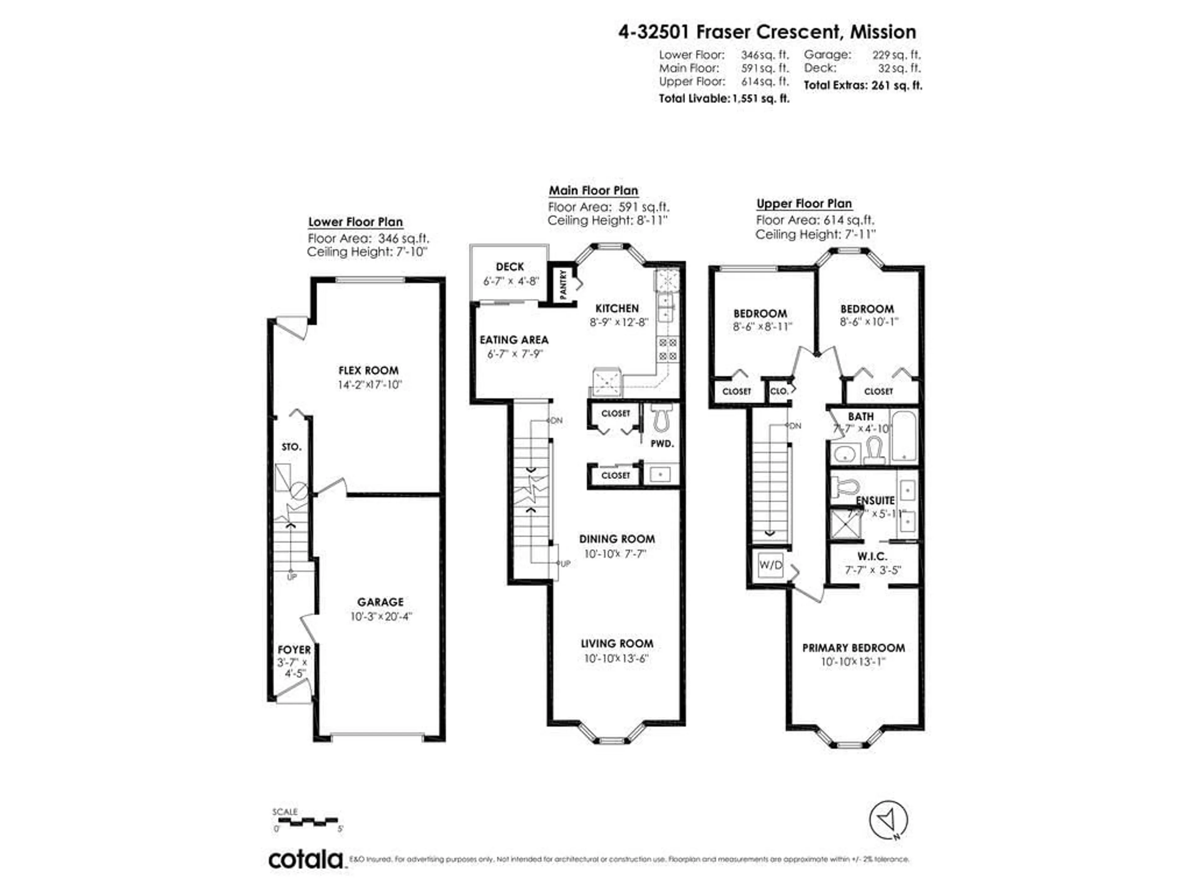 Floor plan for 4 - 32501 FRASER, Mission British Columbia V2V1C5