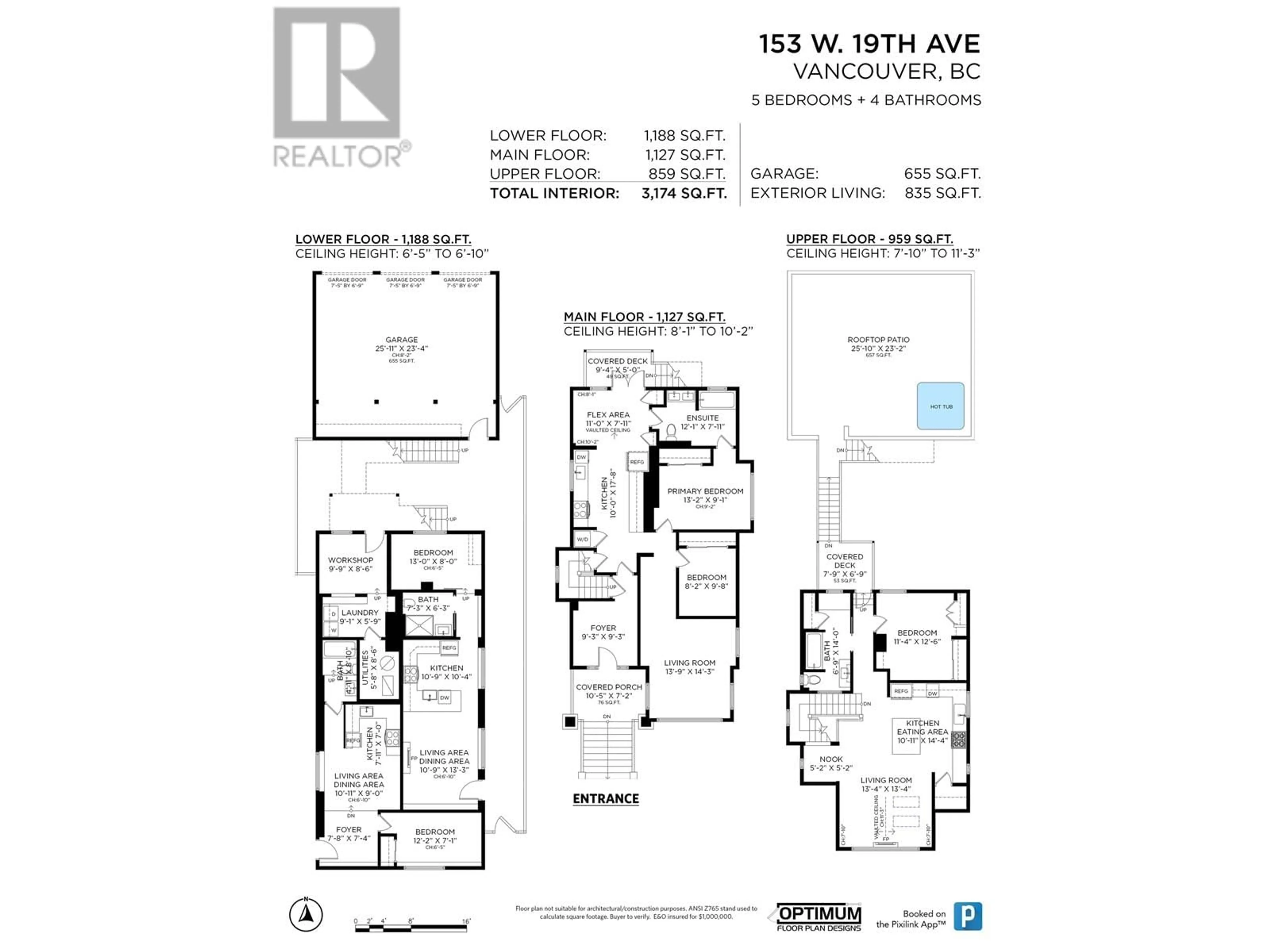 Floor plan for 153 19TH AVENUE, Vancouver British Columbia V5Y2B5