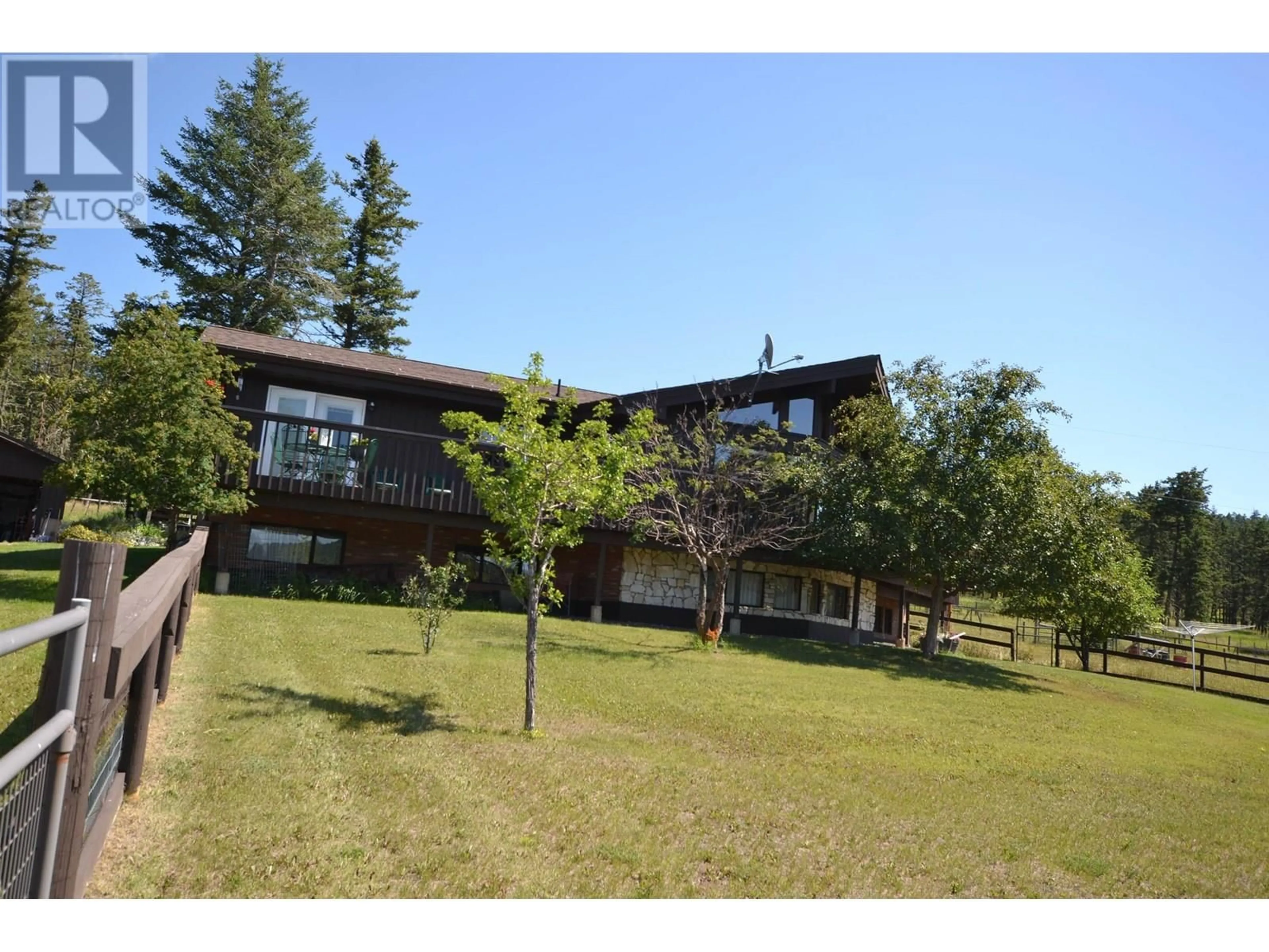 A pic from outside/outdoor area/front of a property/back of a property/a pic from drone, unknown for 1747 CHIMNEY LAKE ROAD, Williams Lake British Columbia V2G4W2