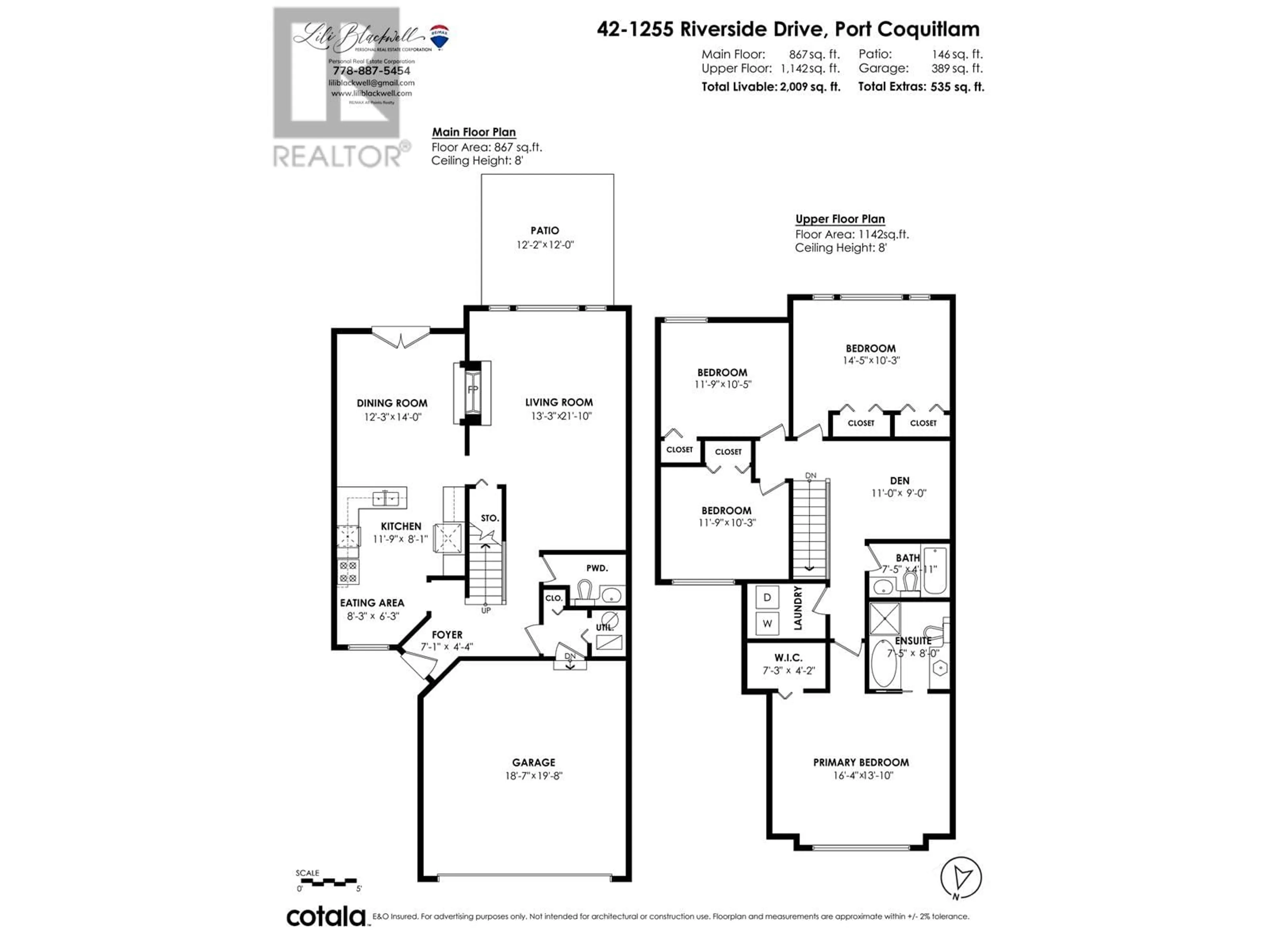 Floor plan for 42 - 1255 RIVERSIDE DRIVE, Port Coquitlam British Columbia V3B7W5