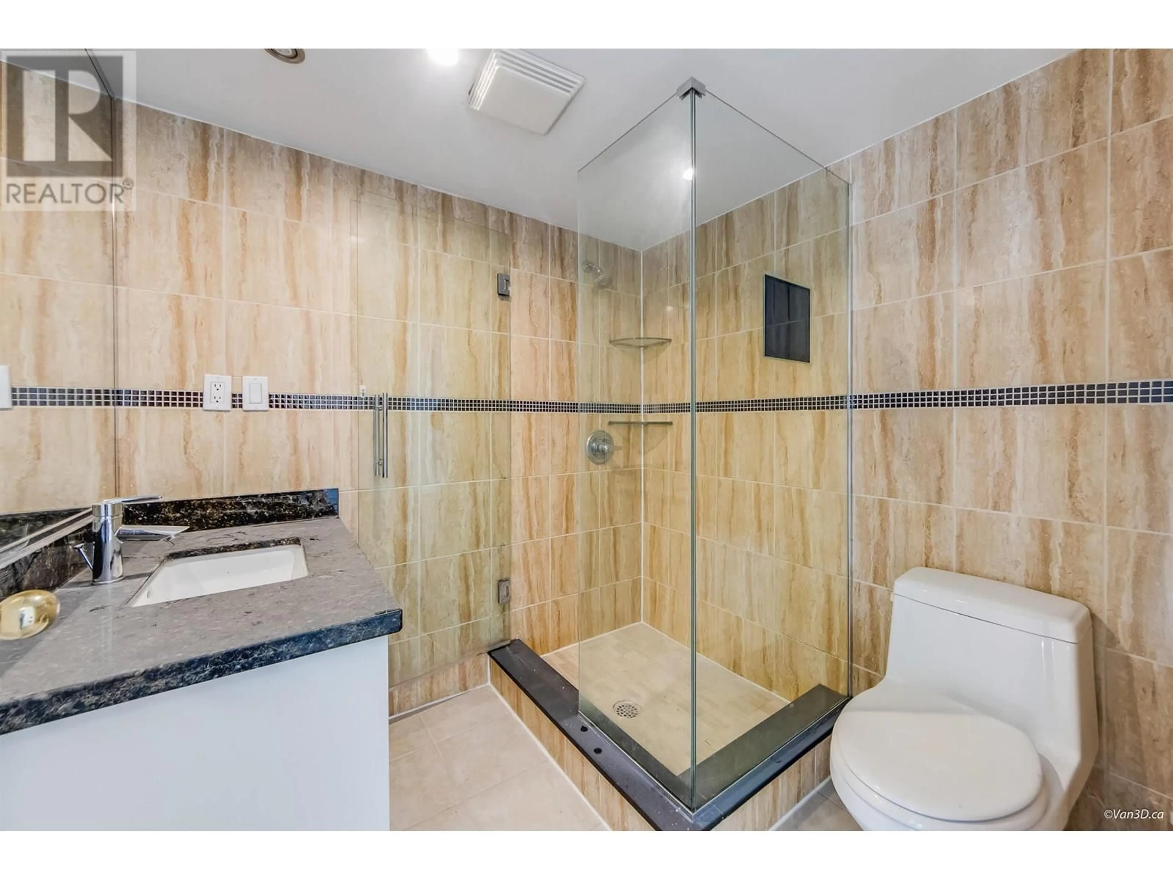 Standard bathroom, ceramic/tile floor for 2 - 22771 NORTON COURT, Richmond British Columbia V6V2W7