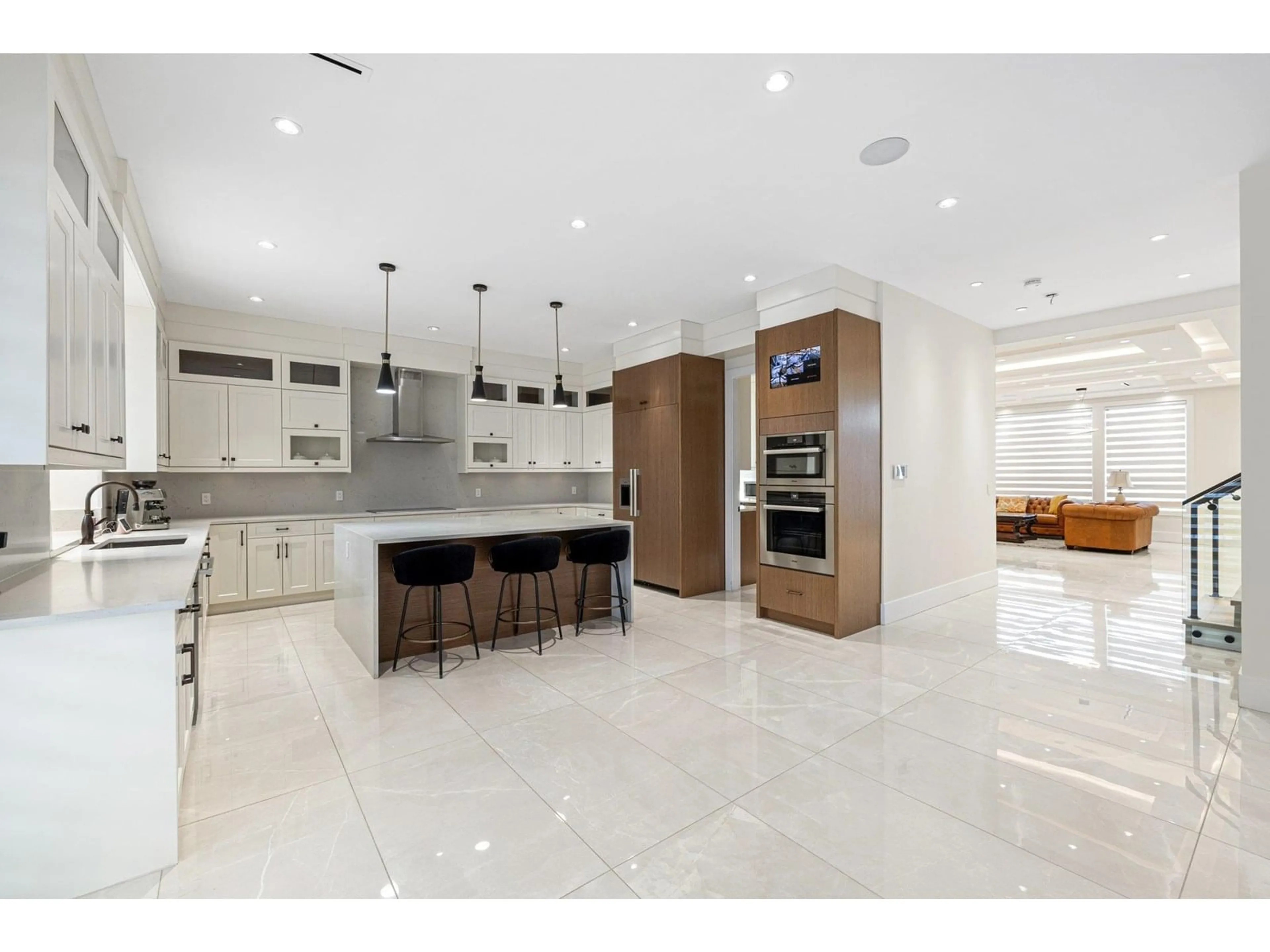 Contemporary kitchen, ceramic/tile floor for 14074 79, Surrey British Columbia V3W6A6