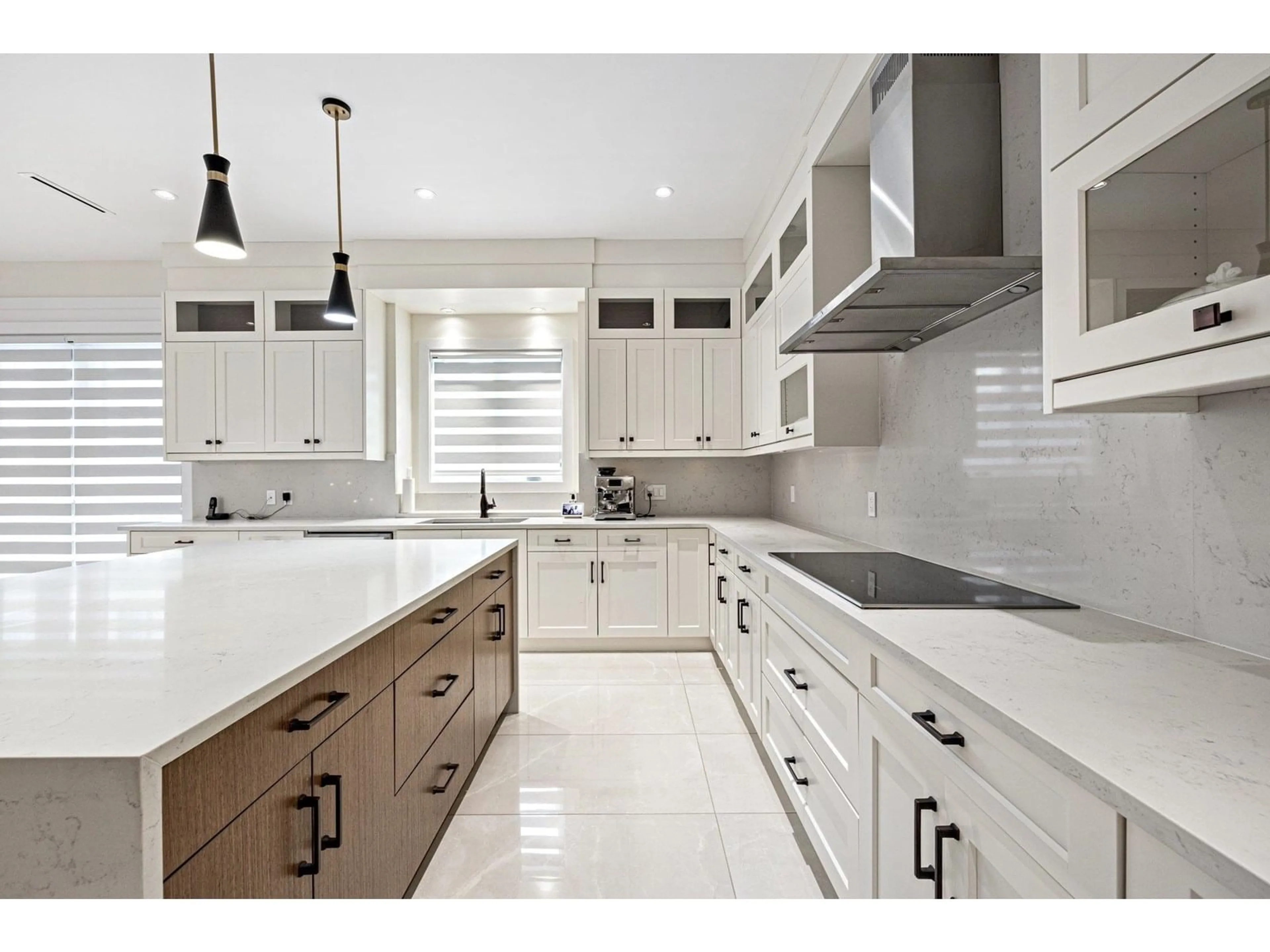 Contemporary kitchen, ceramic/tile floor for 14074 79, Surrey British Columbia V3W6A6
