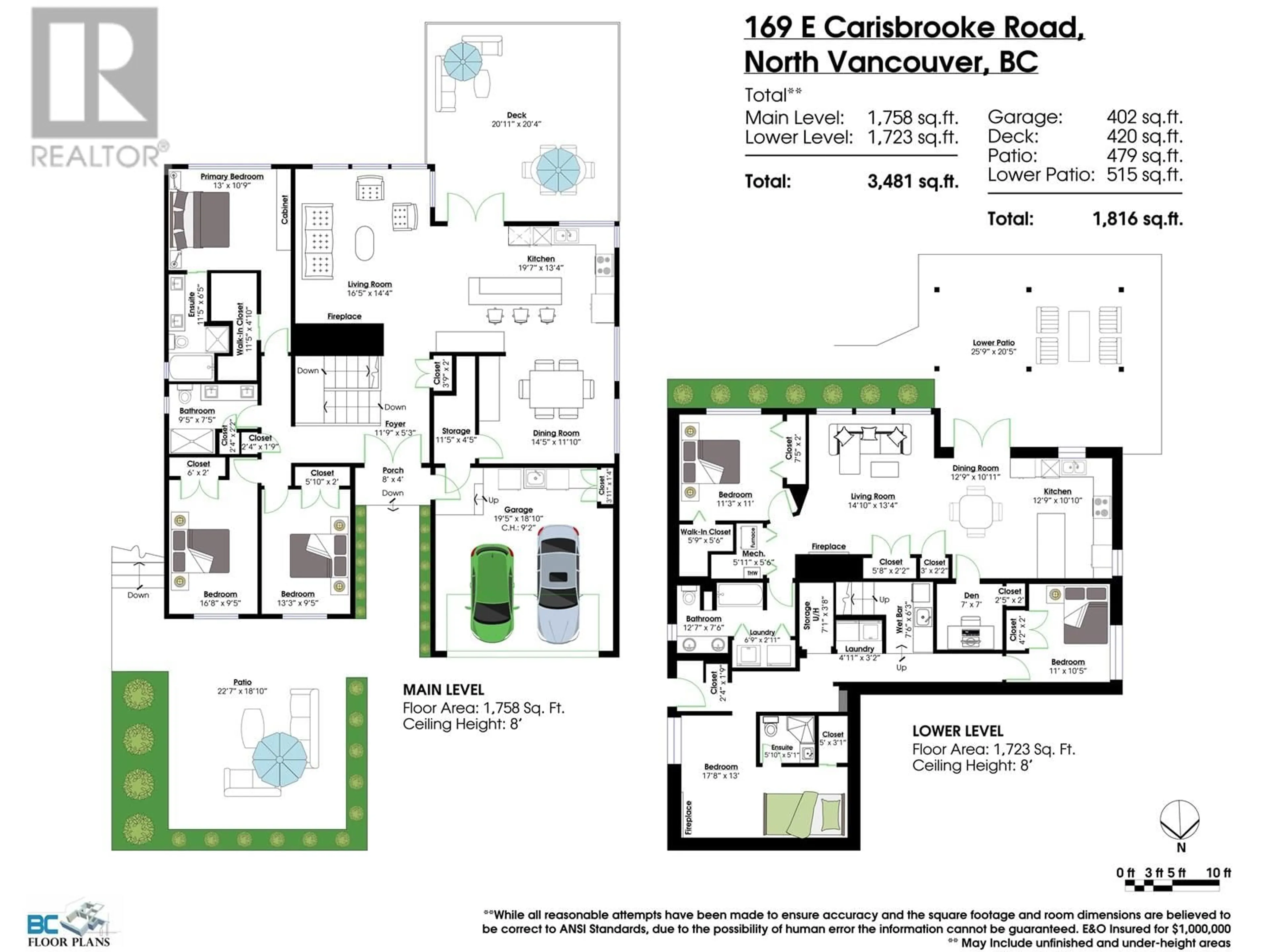 Floor plan for 169 CARISBROOKE ROAD, North Vancouver British Columbia V7N1N1