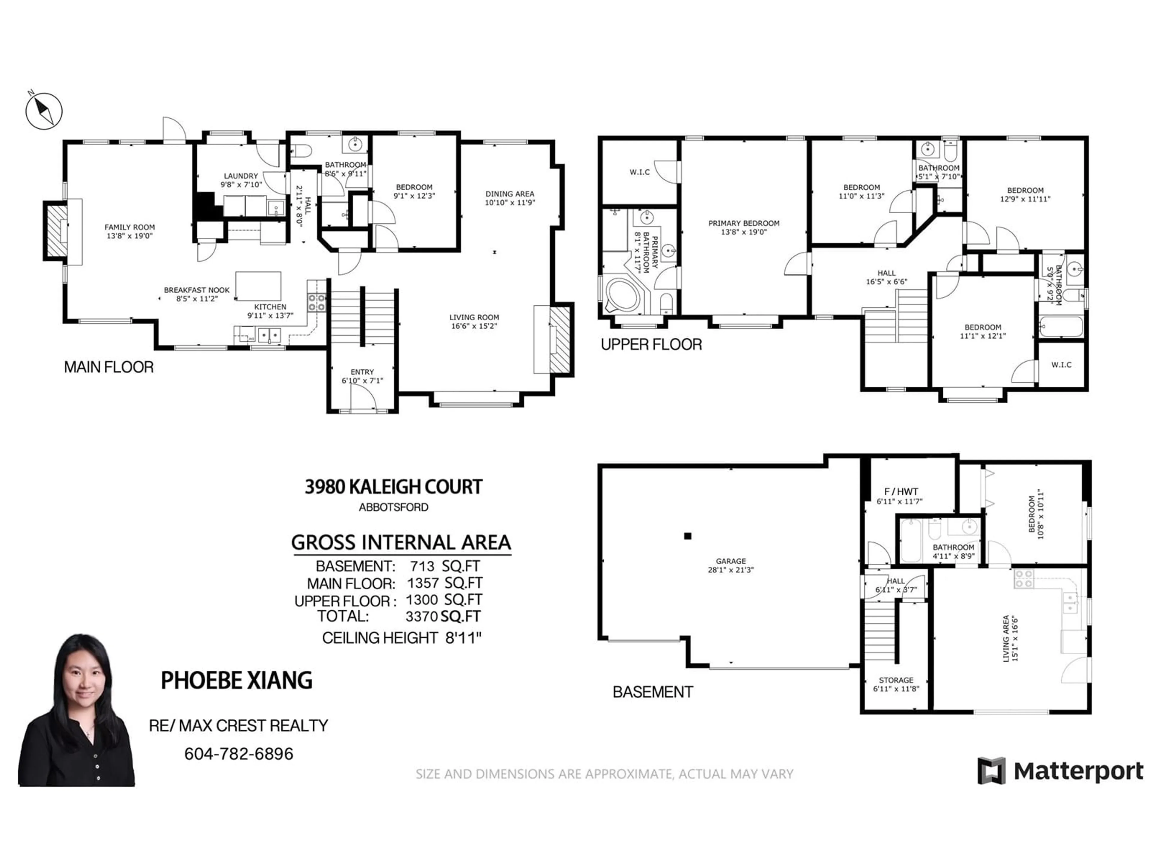 Floor plan for 3980 KALEIGH, Abbotsford British Columbia V3G3E3