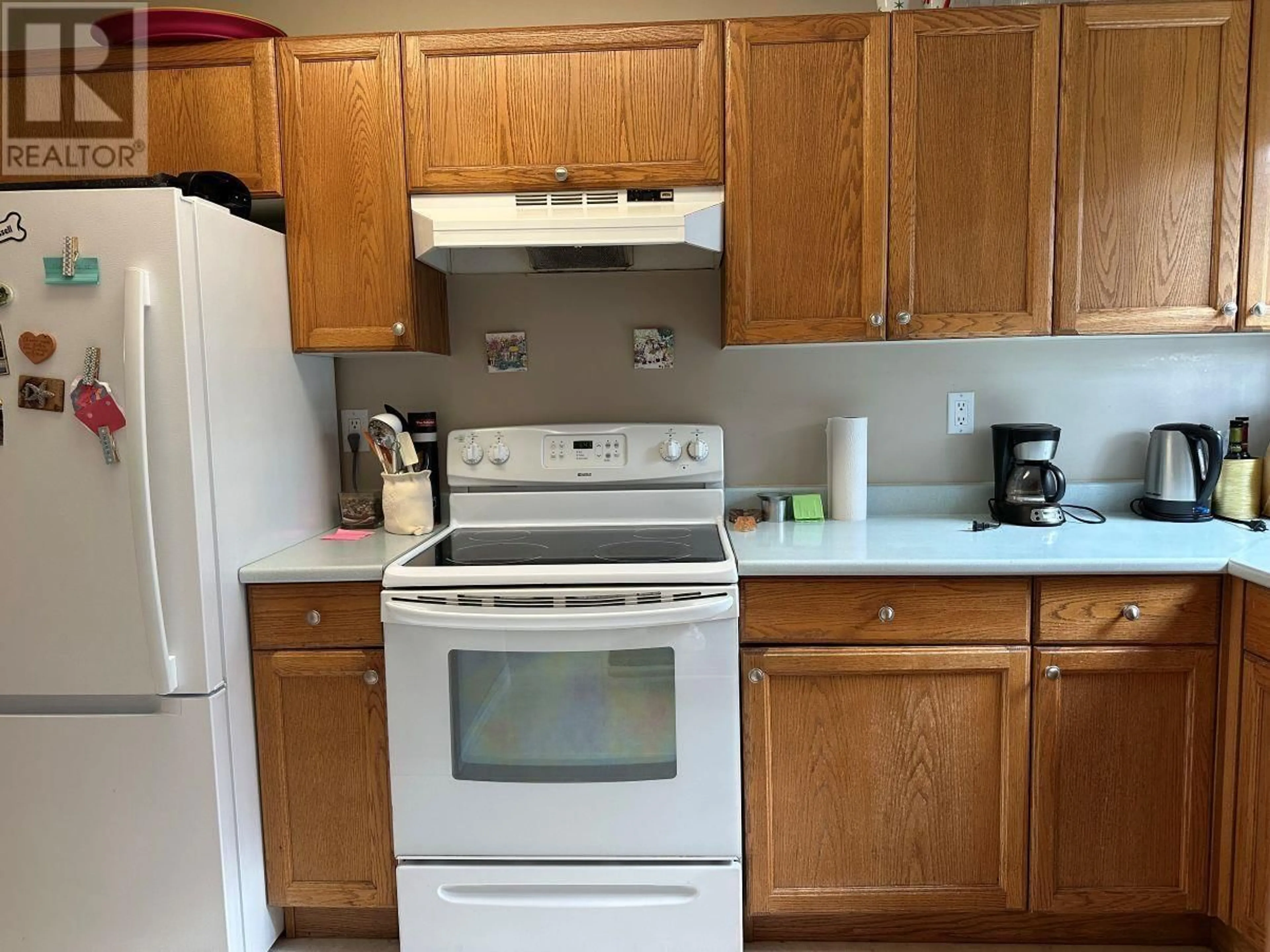 Standard kitchen, wood/laminate floor for 101 - 588 MELVILLE AVENUE, Prince George British Columbia V2M7A9