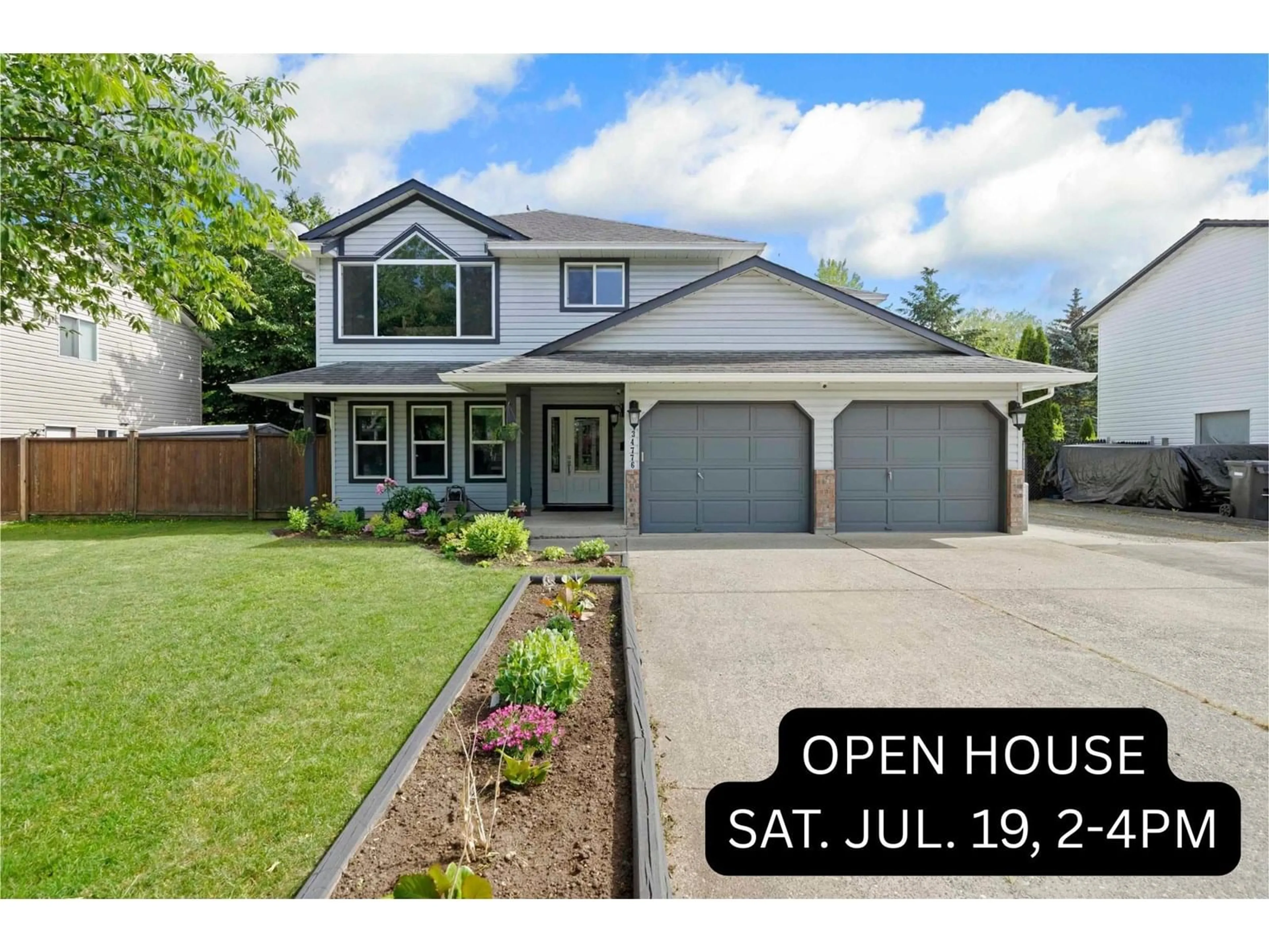 Home with vinyl exterior material, street for 34776 1ST, Abbotsford British Columbia V2S8C2