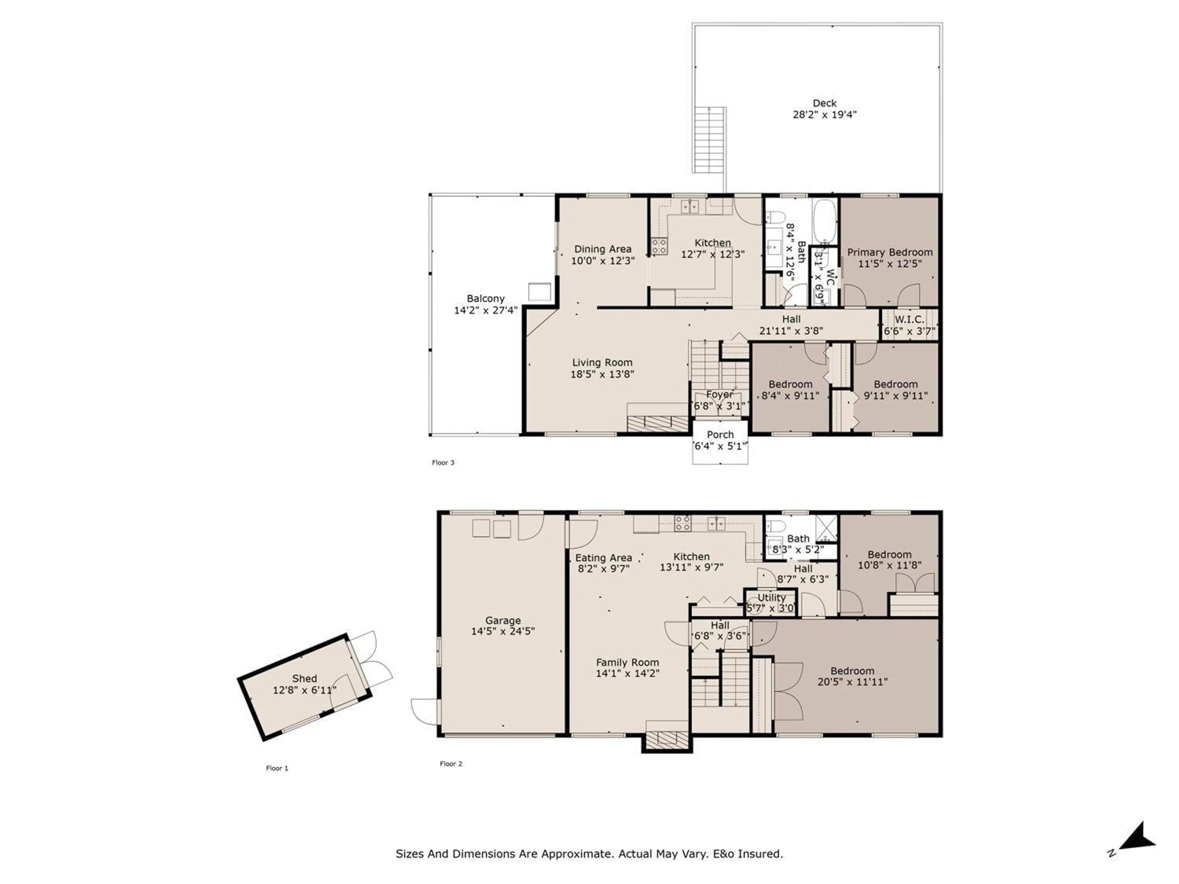 Floor plan for 34716 ARDEN, Abbotsford British Columbia V2S2X8