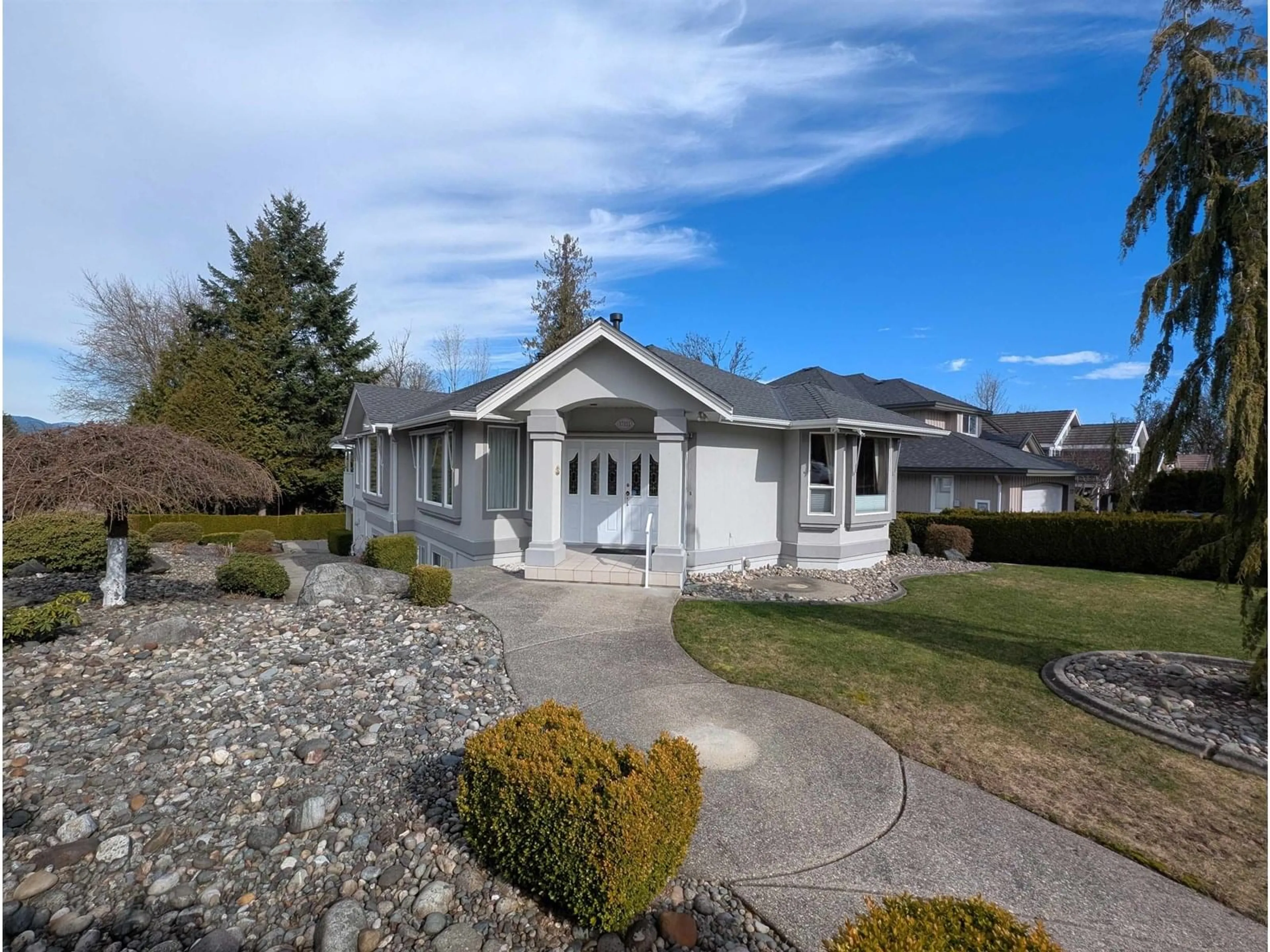 Home with vinyl exterior material, street for 17111 104A, Surrey British Columbia V4N4W5