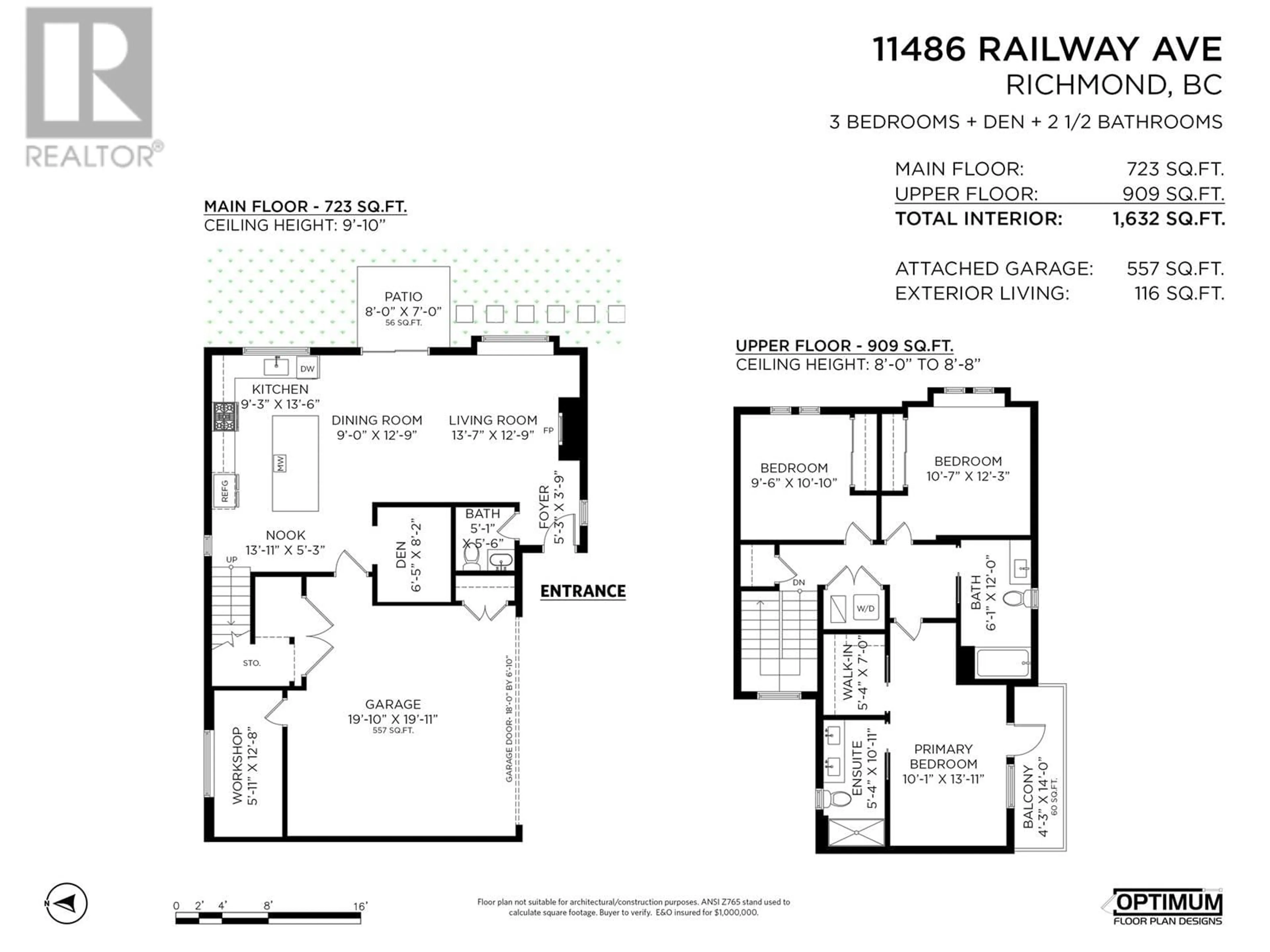 Floor plan for 11486 RAILWAY AVENUE, Richmond British Columbia V7E2B9