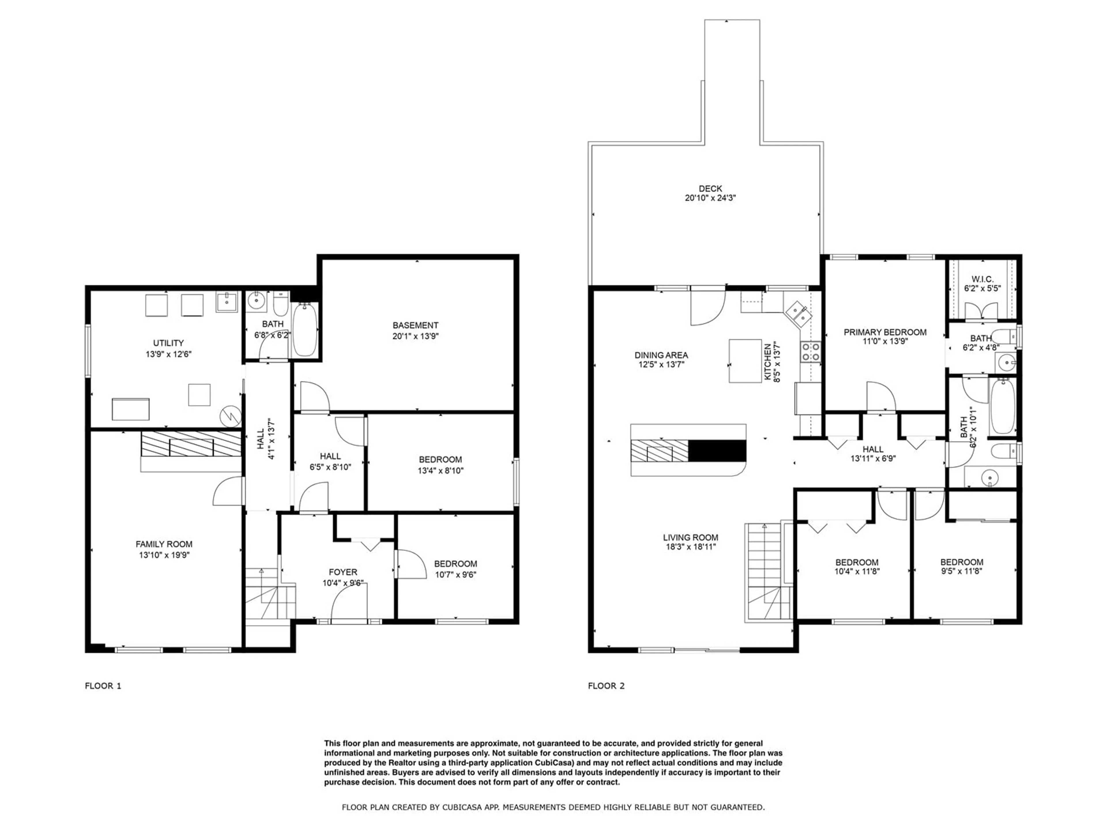 Floor plan for 20560 48, Langley British Columbia V3A3L6