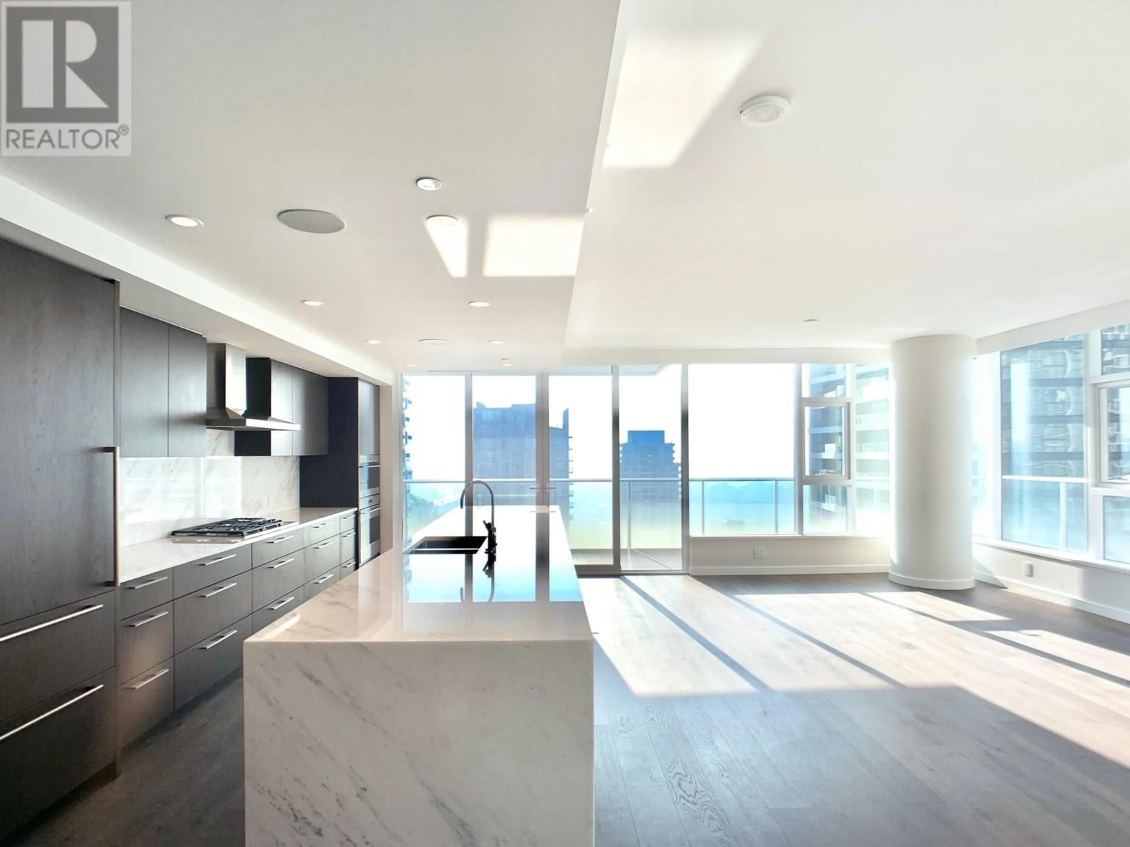 Open concept kitchen, ceramic/tile floor for 2504 - 1335 HOWE STREET, Vancouver British Columbia V6Z0H1