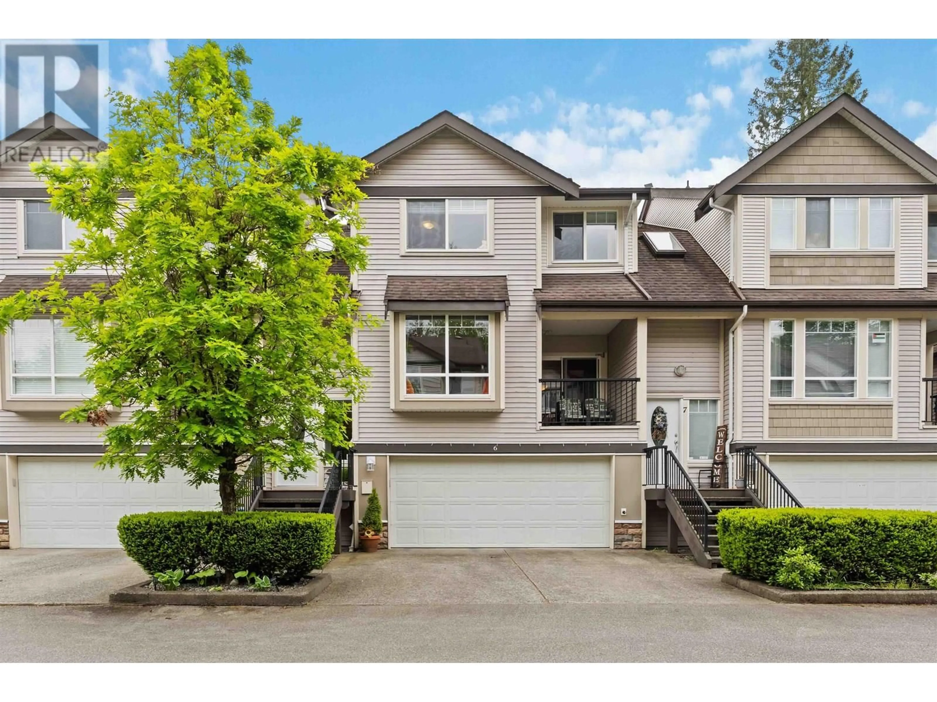 Home with vinyl exterior material, street for 6 - 23233 KANAKA WAY, Maple Ridge British Columbia V2W2B7