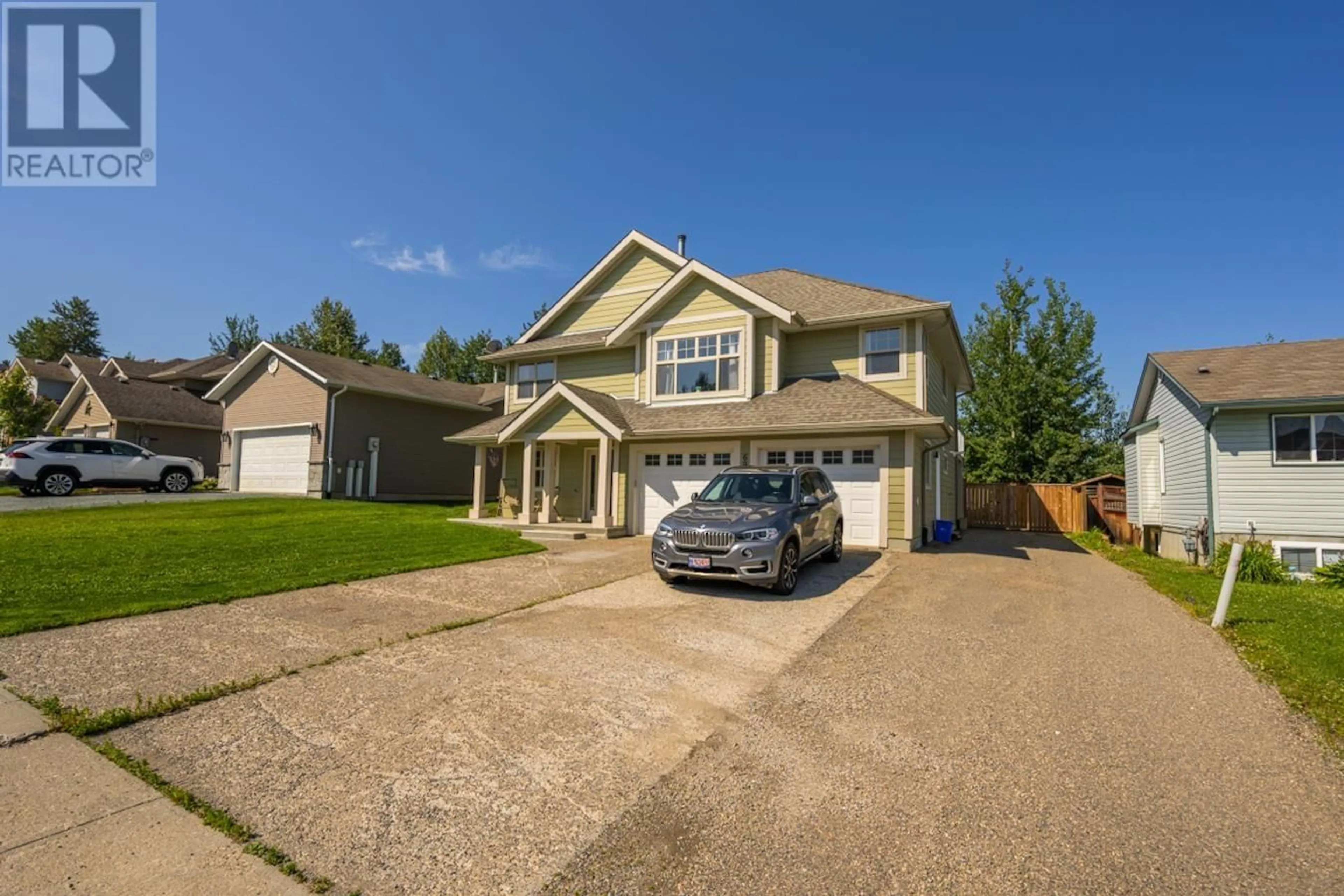 Home with vinyl exterior material, street for 6981 EUGENE ROAD, Prince George British Columbia V2N5P6