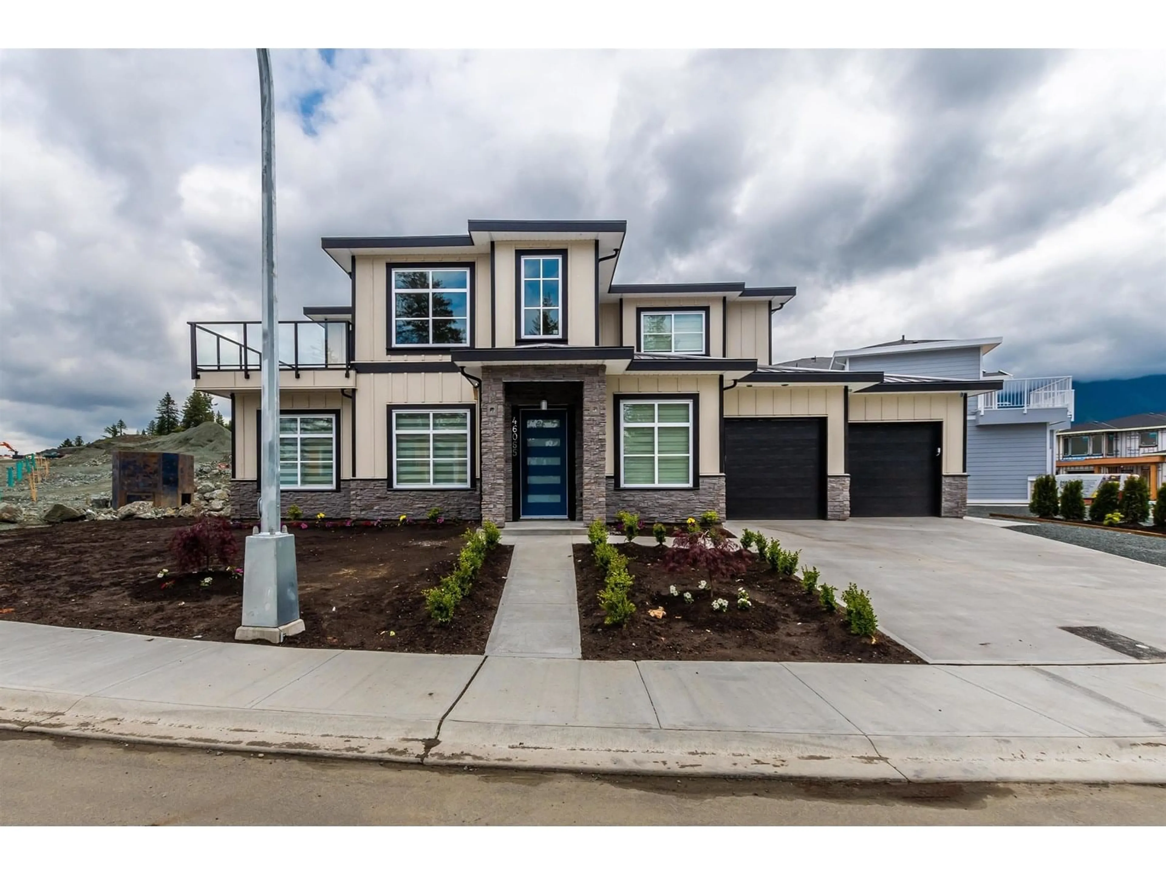 Home with brick exterior material, street for 46065 CRESTVIEW DRIVE, Chilliwack British Columbia V2R6G4