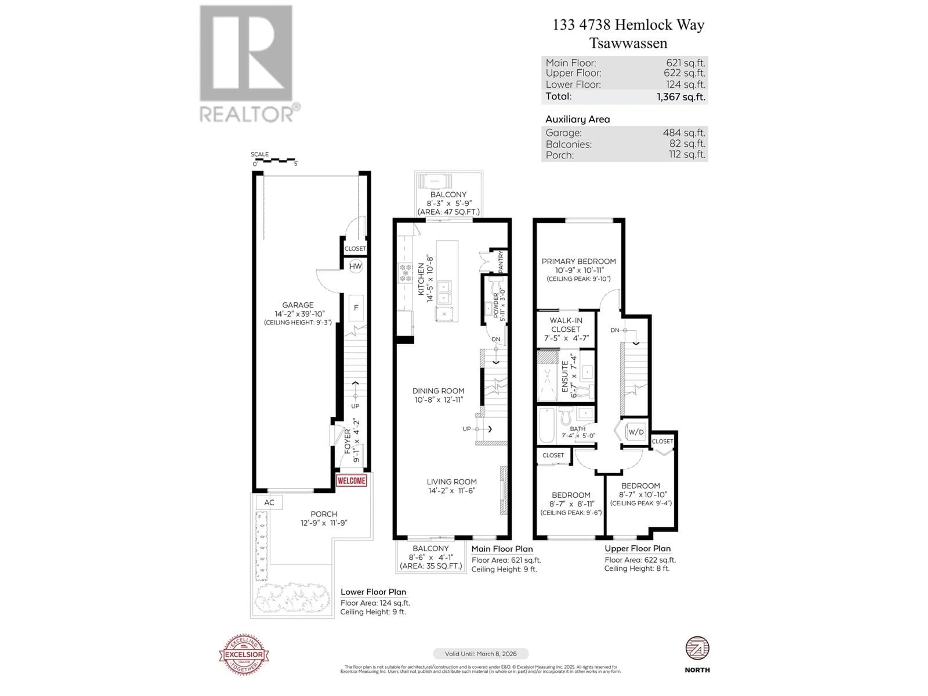 Floor plan for 133 - 4738 HEMLOCK WAY, Tsawwassen British Columbia V4M0E3