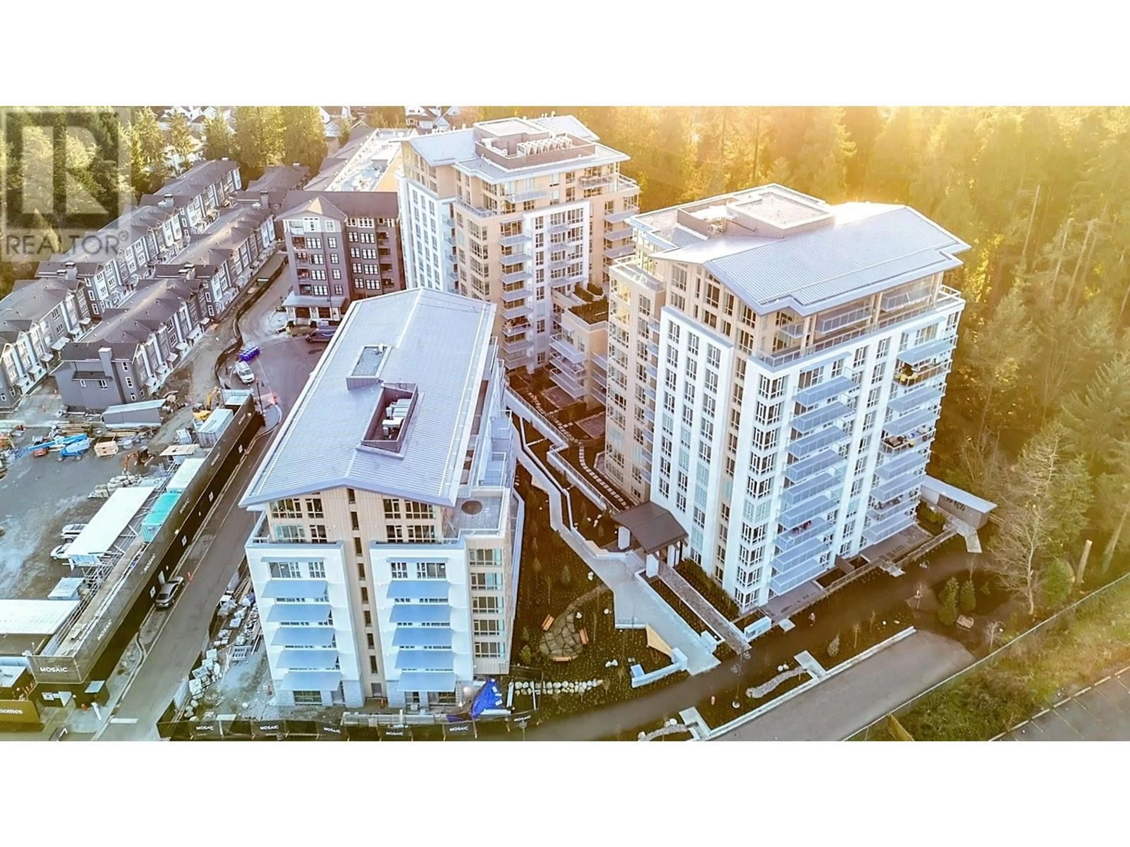 A pic from outside/outdoor area/front of a property/back of a property/a pic from drone, city buildings view from balcony for 605 - 2385 EMERY COURT, North Vancouver British Columbia V7J0G1