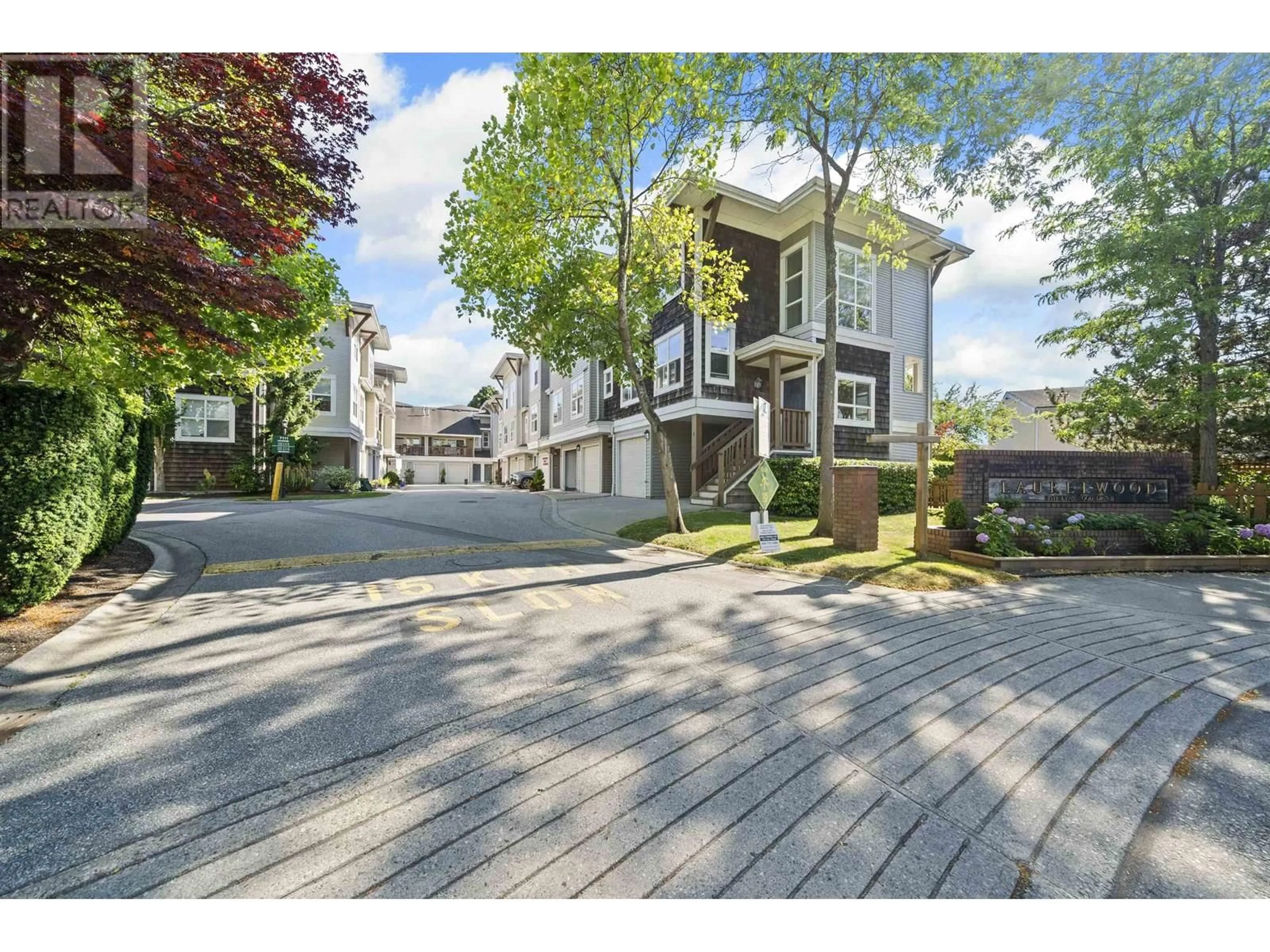 A pic from outside/outdoor area/front of a property/back of a property/a pic from drone, street for 3 - 7111 LYNNWOOD DRIVE, Richmond British Columbia V7C5S9