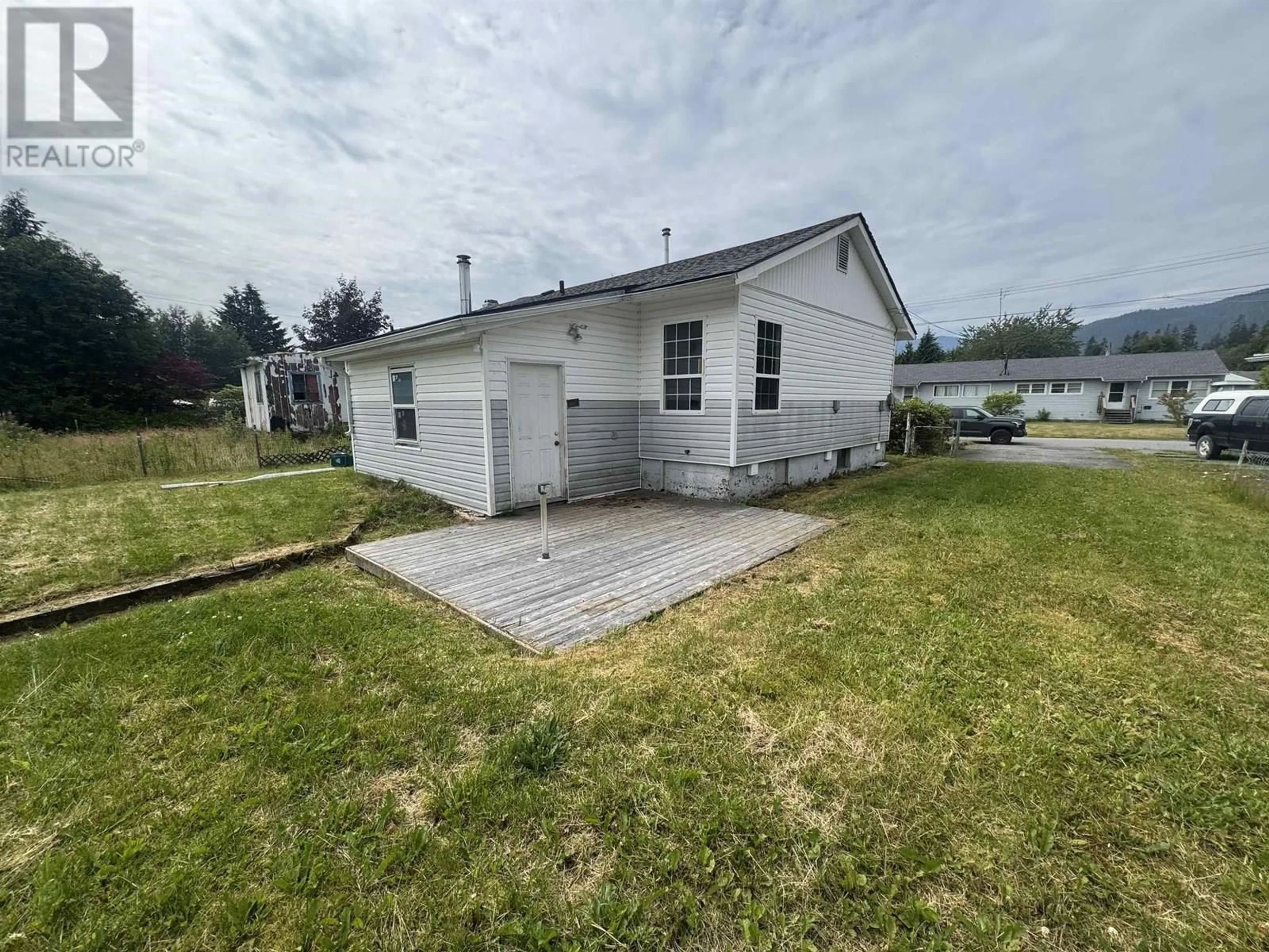 A pic from outside/outdoor area/front of a property/back of a property/a pic from drone, unknown for 66 LILLOOET CRESCENT, Kitimat British Columbia V8C1Z8