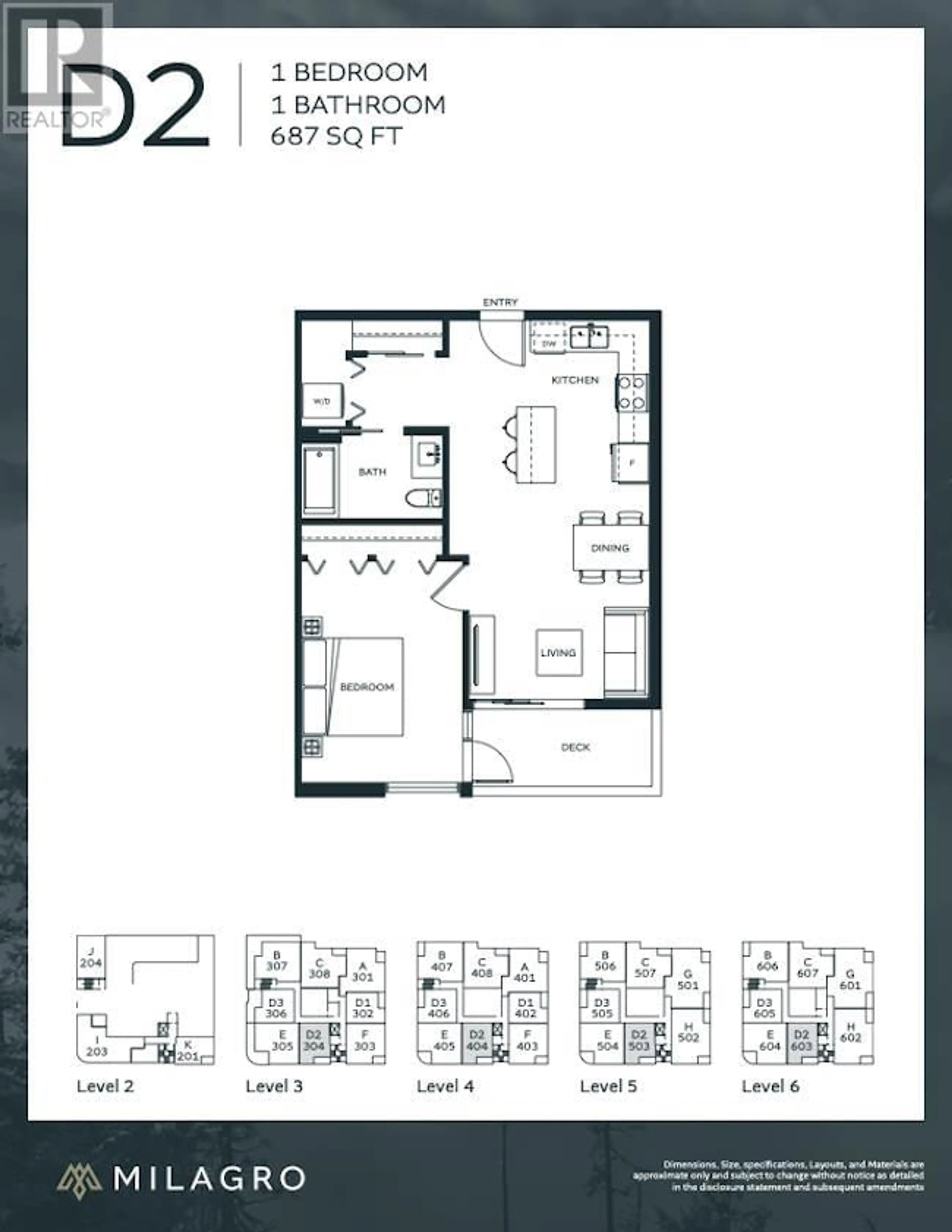 Floor plan for 601 - 1365 VICTORIA STREET, Squamish British Columbia V8B0C3