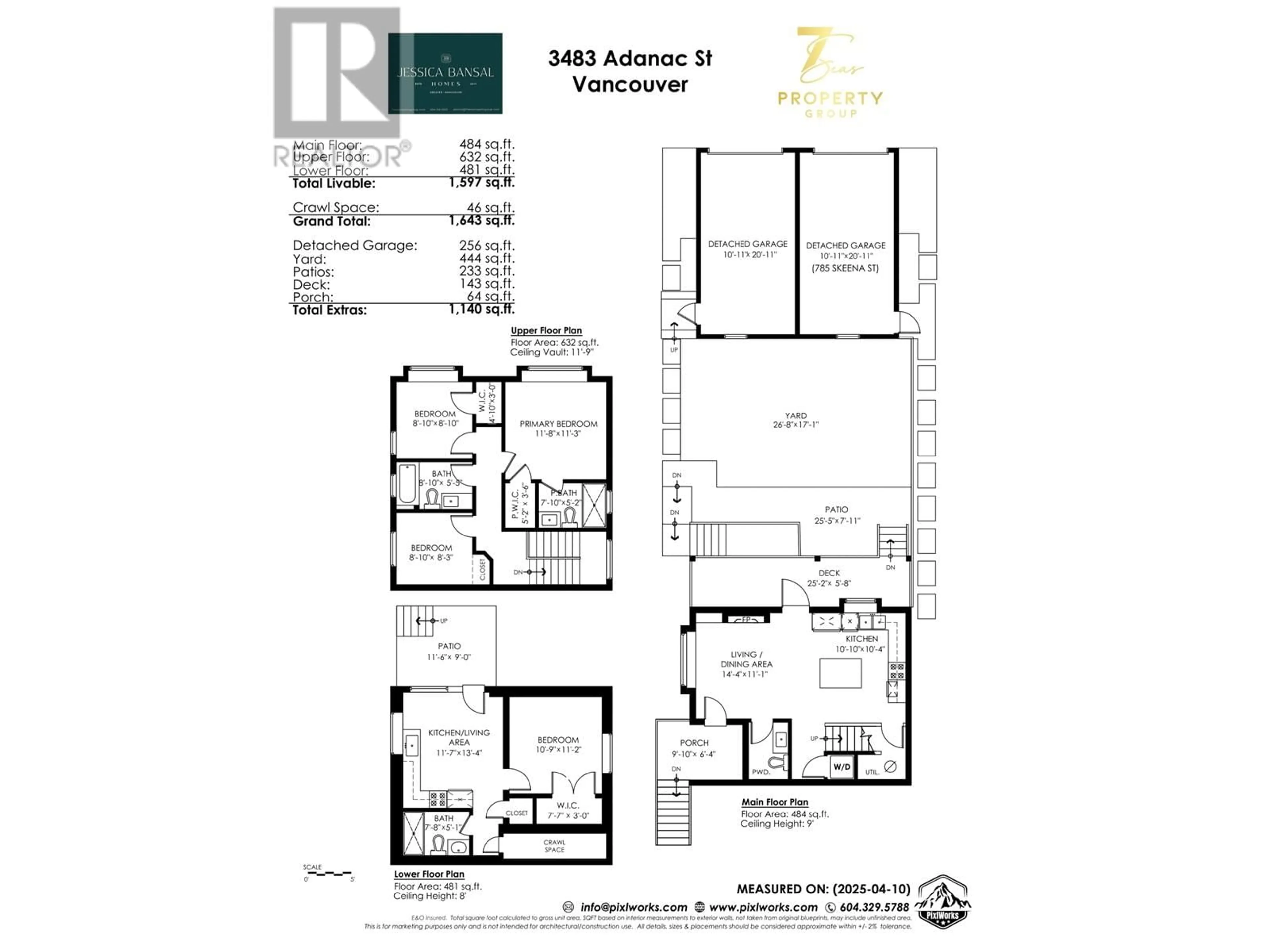 Floor plan for 3483 ADANAC STREET, Vancouver British Columbia V5K4P4