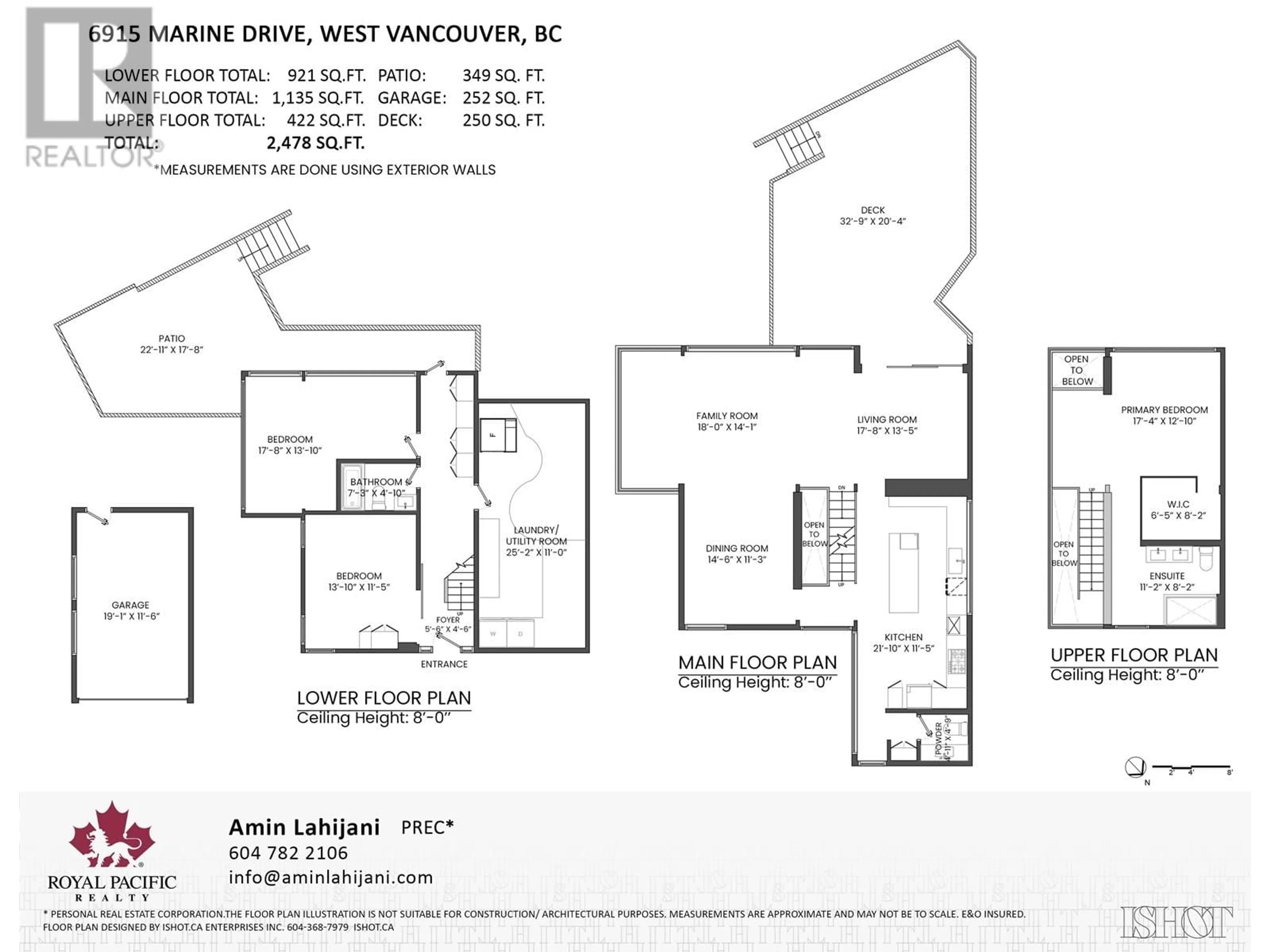 Floor plan for 6915 MARINE DRIVE, West Vancouver British Columbia V7W2T4