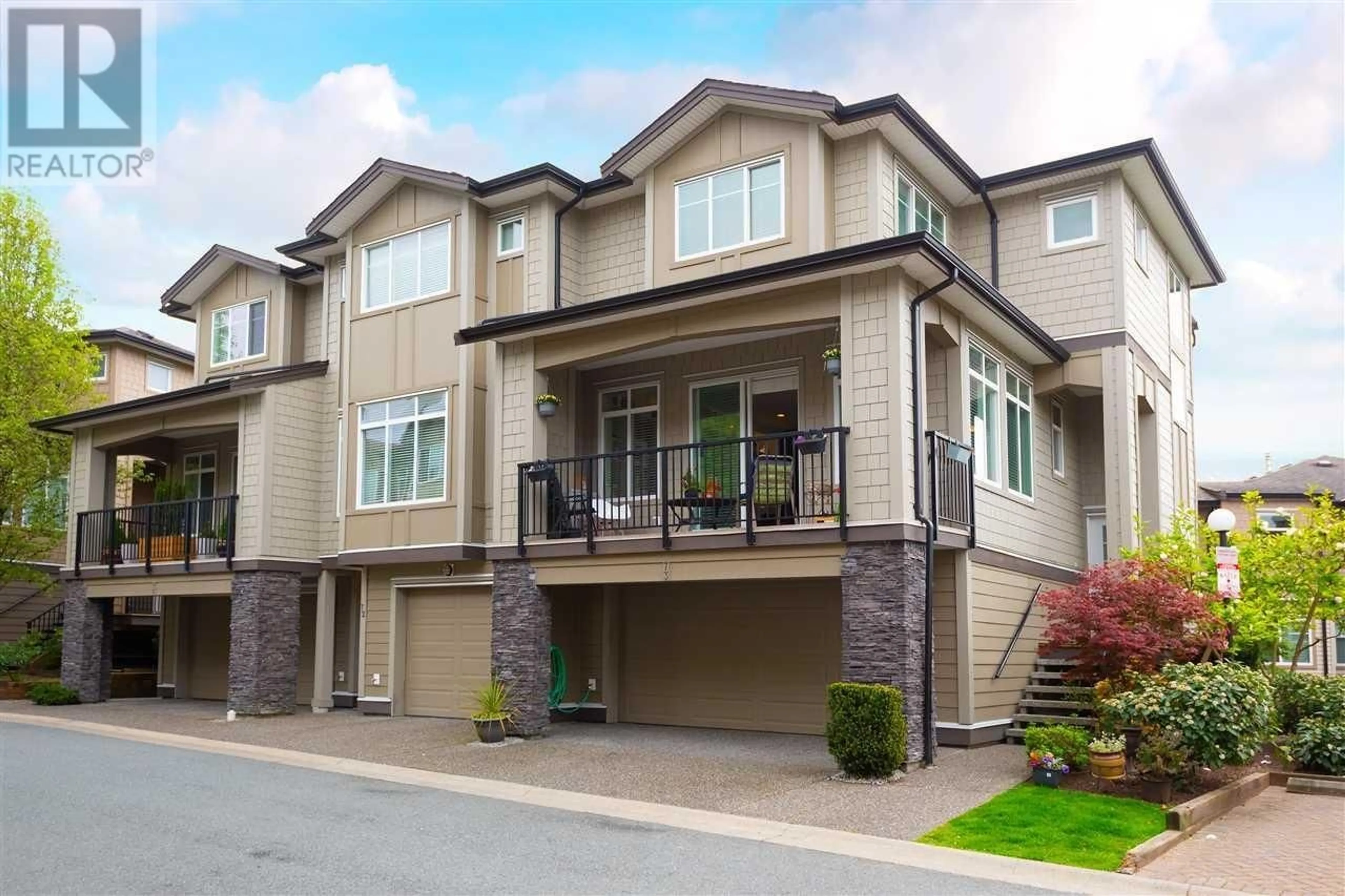 Home with vinyl exterior material, street for 73 - 22865 TELOSKY AVENUE, Maple Ridge British Columbia V2X8Z9
