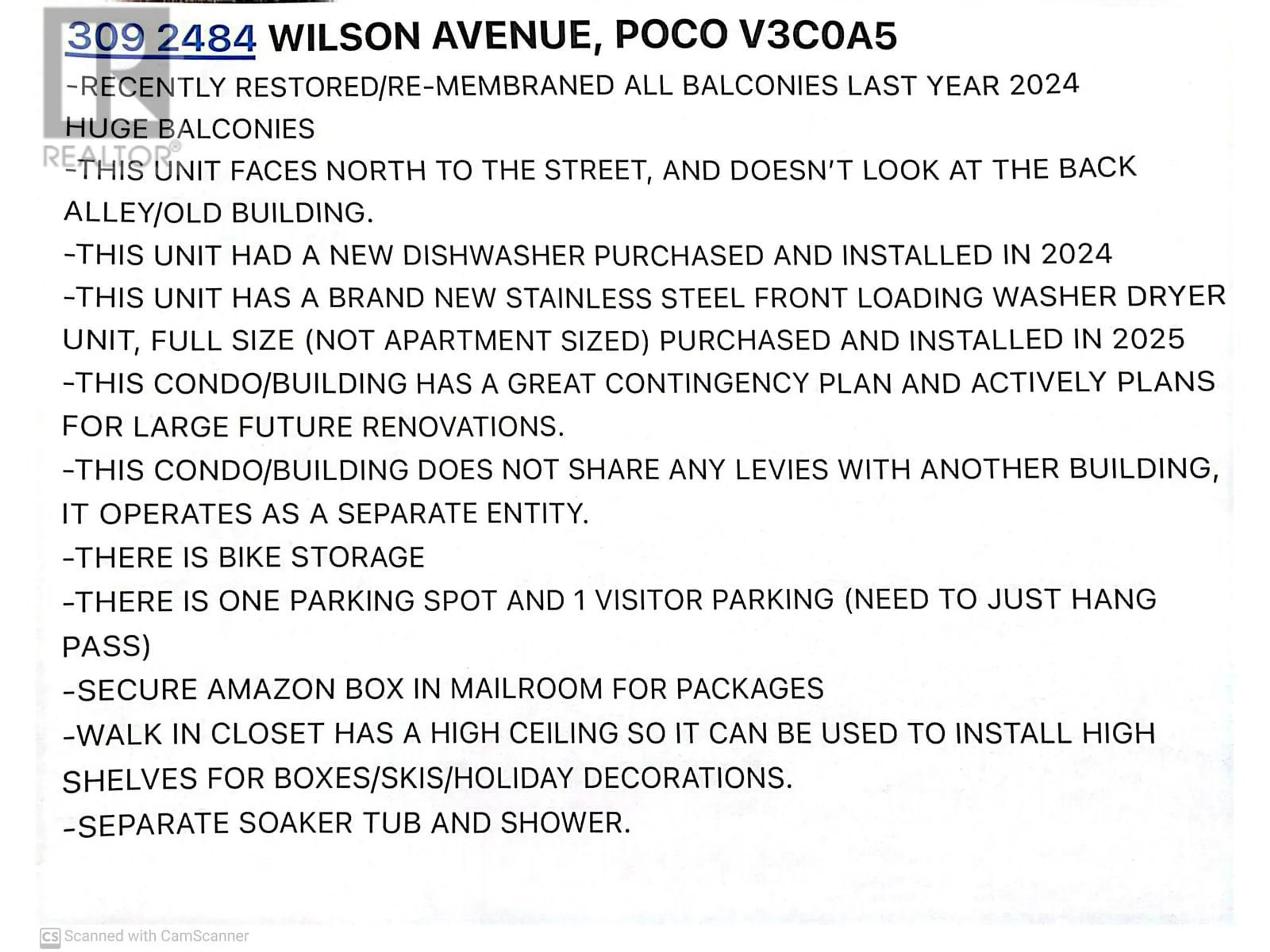 Unknown for 309 - 2484 WILSON AVENUE, Port Coquitlam British Columbia V3C0A5